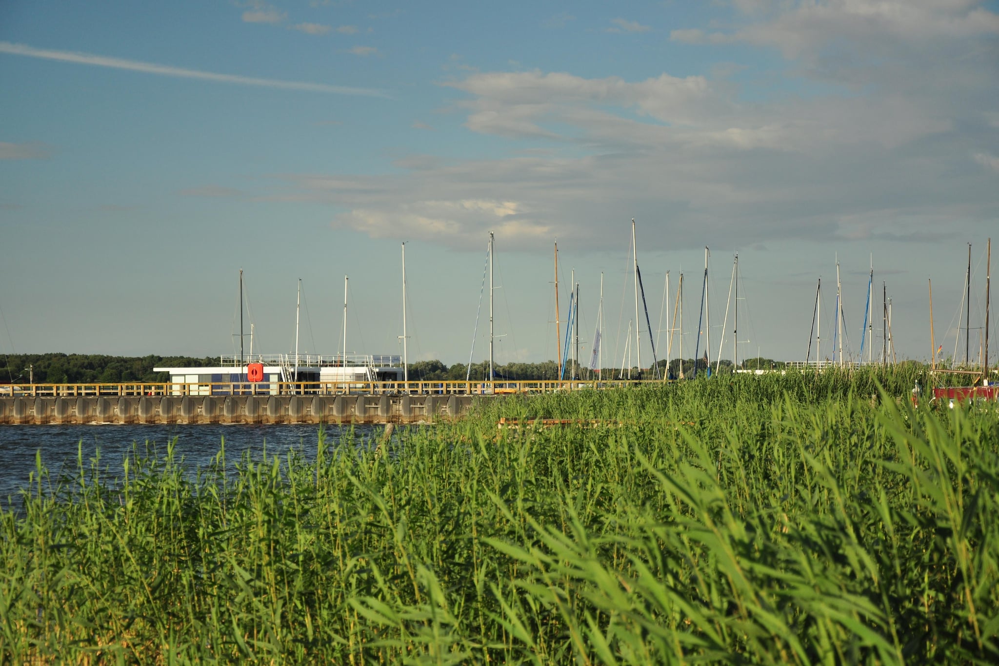 Floating House Charlotte-Gebieden zomer 1km