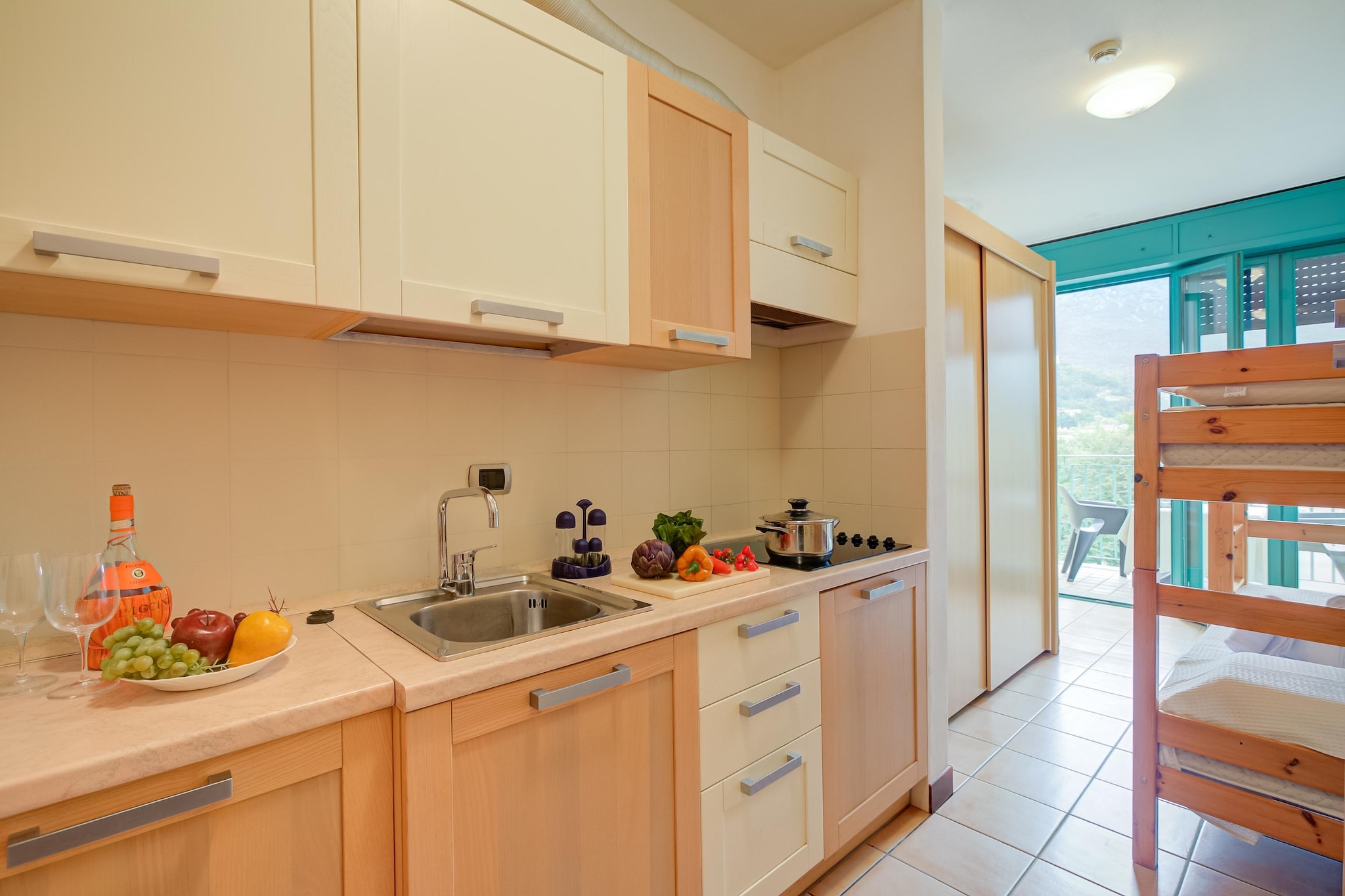 RESIDENCE PORTO LETIZIA - PALACE-STUDIO 2 PAX MOUNTAIN VIEW PLUS 8200 - PSMP2-Keuken