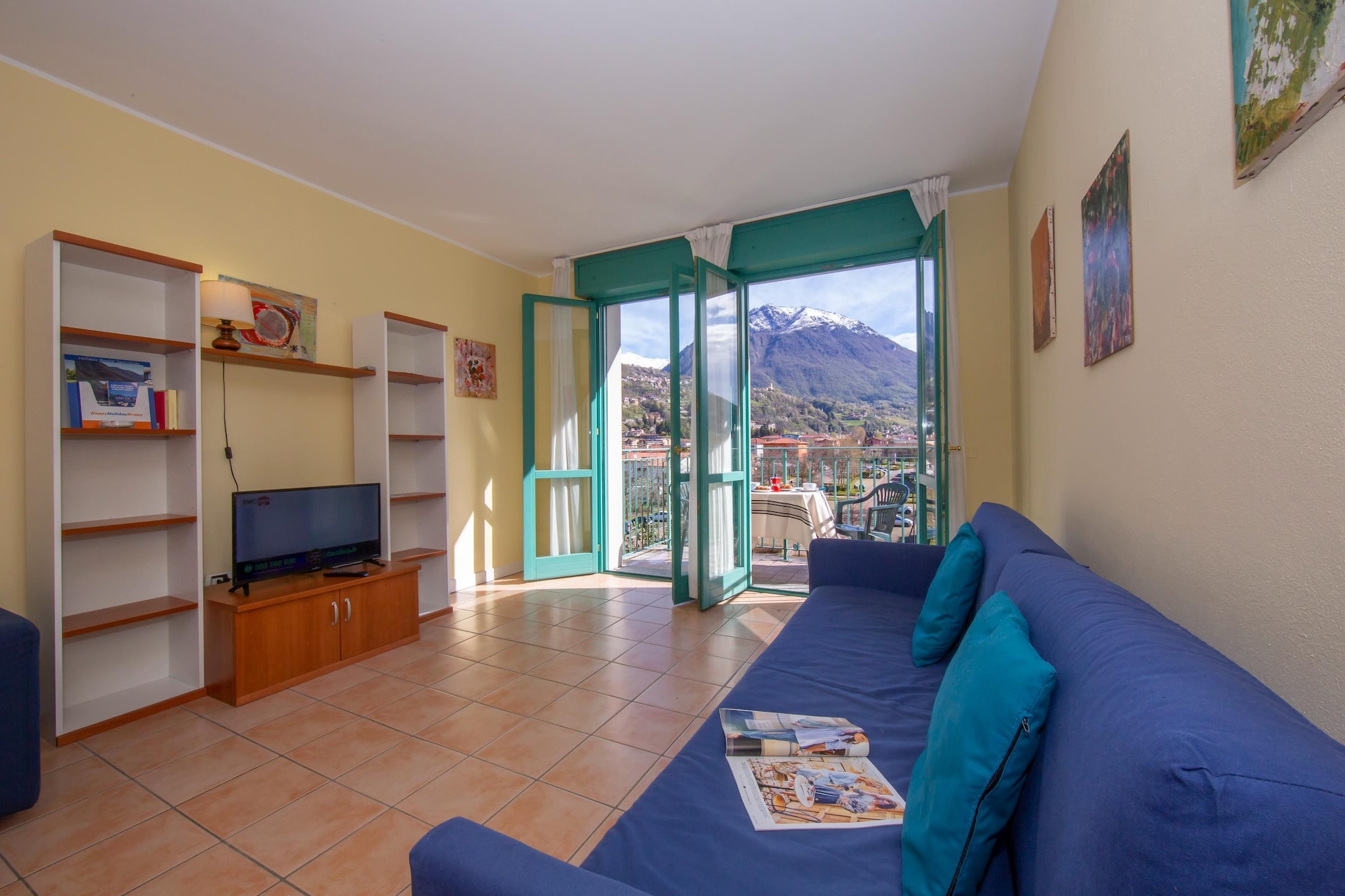 RESIDENCE PORTO LETIZIA - PALACE-1ROOM APT 4 PAX MOUNTAIN VIEW PLUS 8203 - P1MP4-Woonkamer