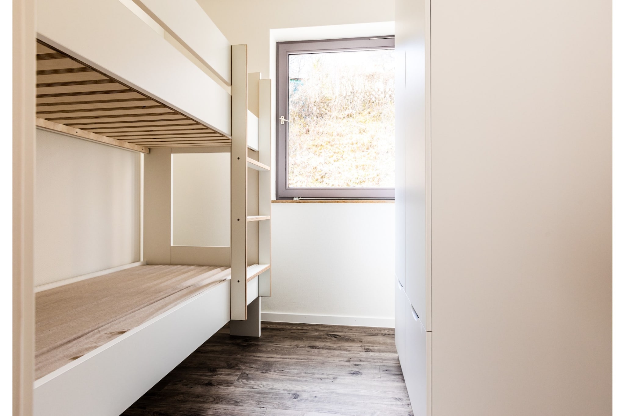 Bungalow Typ Z Campingpark Eifel-Slaapkamer