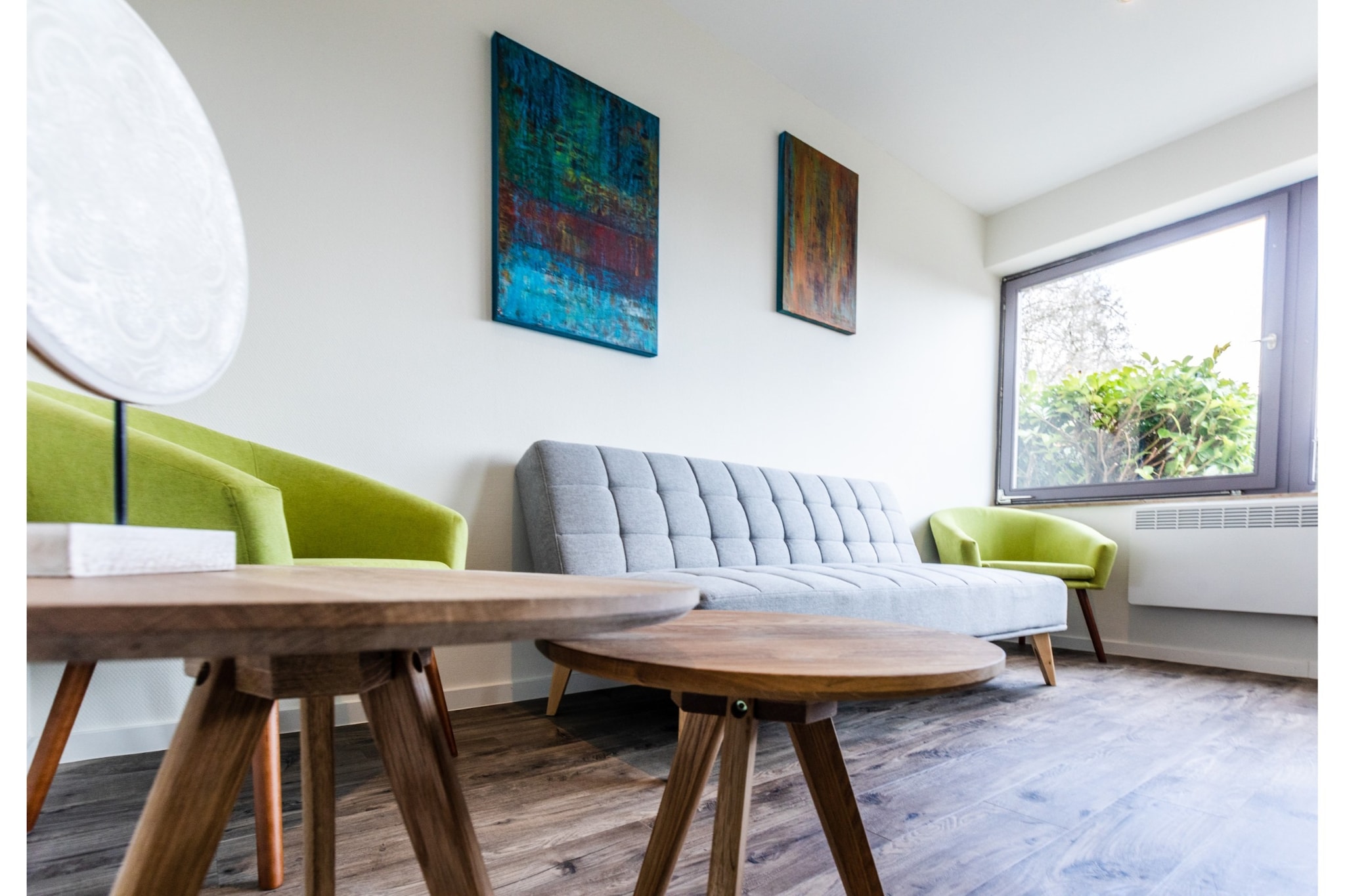 Bungalow Typ Z Campingpark Eifel-Woonkamer