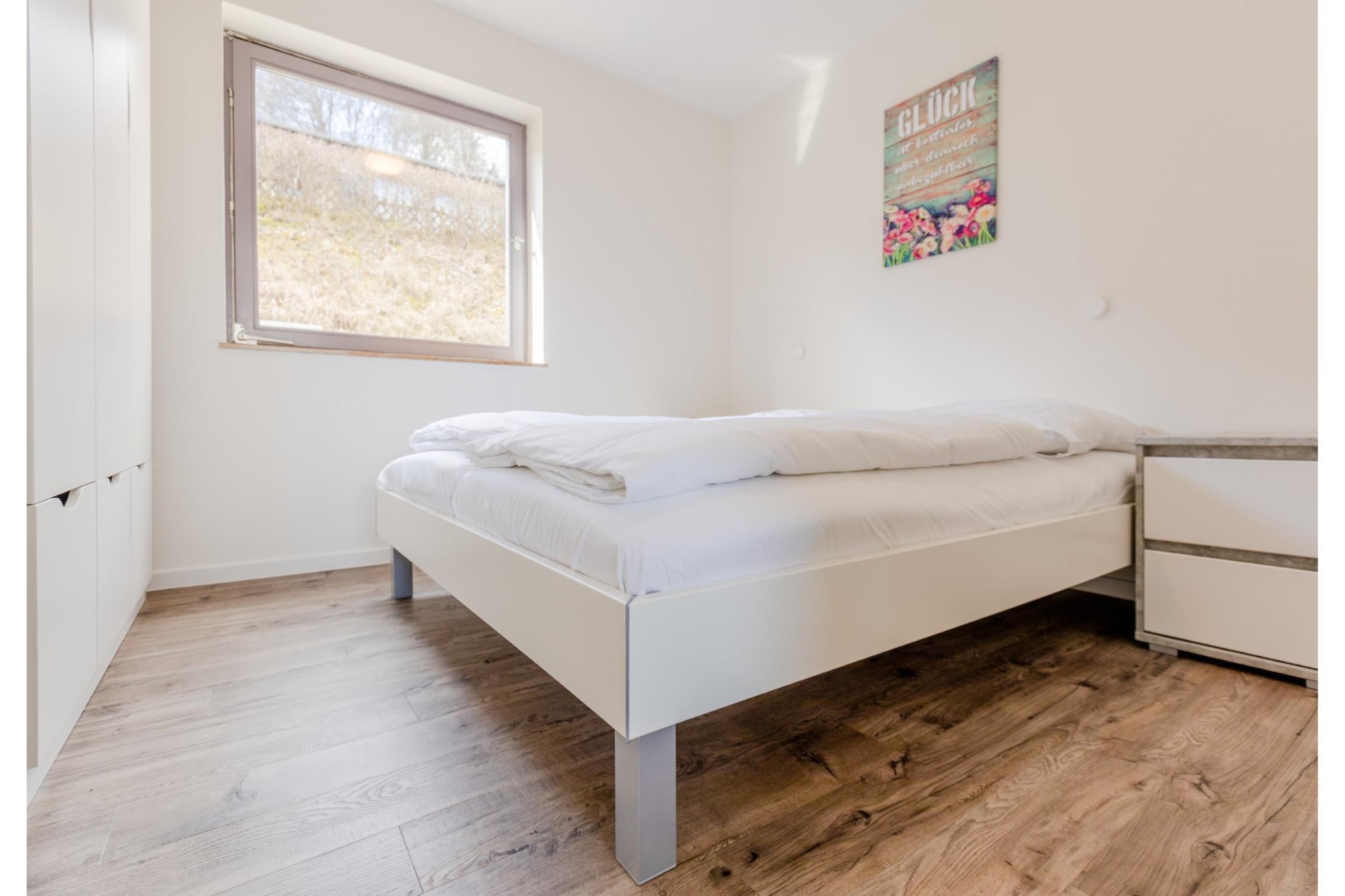 Bungalow Typ Z Campingpark Eifel-Slaapkamer