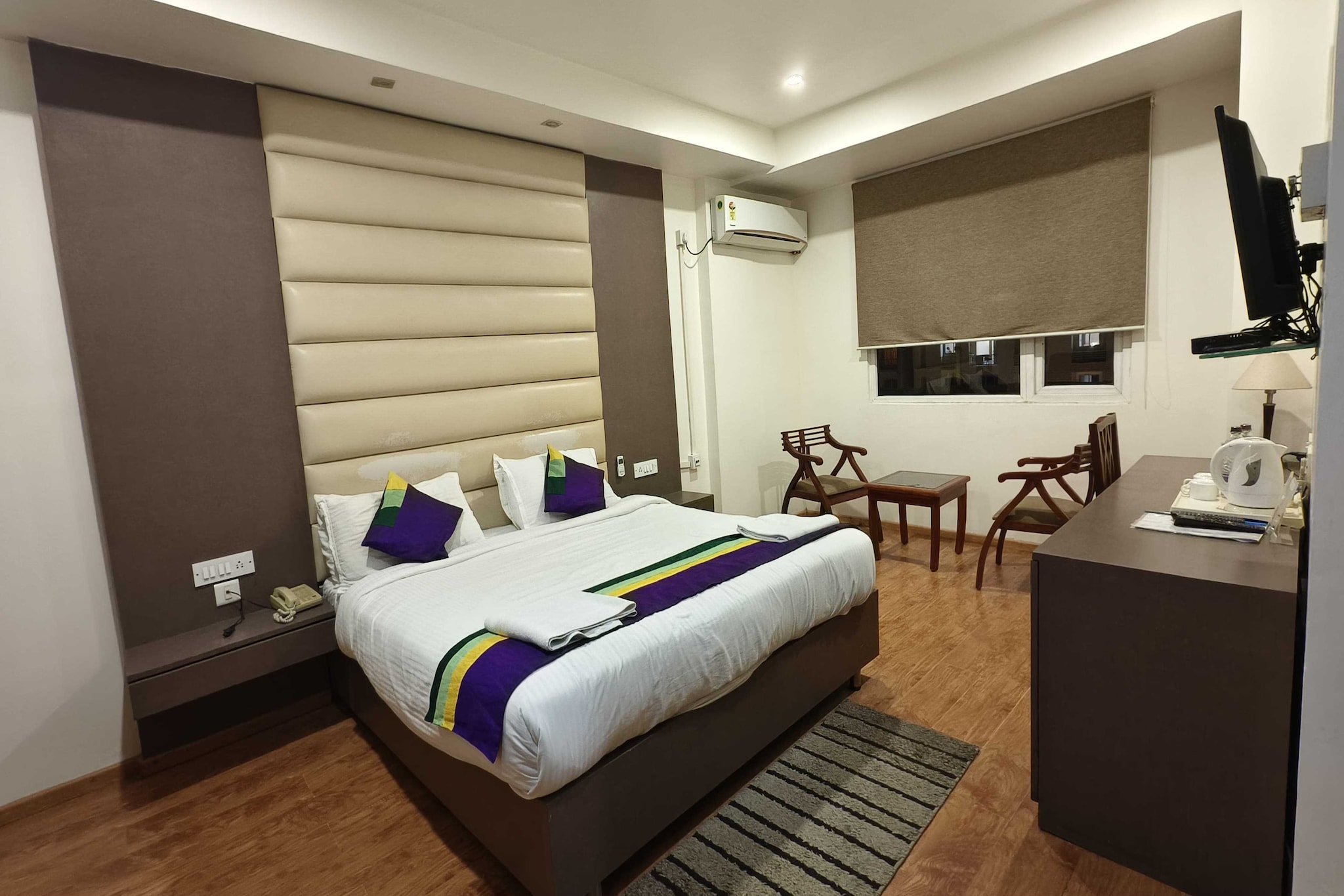 Enjoy a comfortable and hassle-free experience at our thoughtfully designed property. Each room is equipped with modern amenities, cozy bedding, and elegant decor to make you feel right at home. Located conveniently with easy access to public transport and major attractions, it's perfect for both business and leisure travelers. Cleanliness and guest comfort are our top priorities, and our team is available 24/7 to assist you throughout your stay.
Unmarried couples are warmly welcome at this property.
Guests with local ID proof are warmly welcome.
Foreign guests are welcome and allowed to stay at this property without any restrictions
Early Check-In Policy: A full day’s room rate will be charged for check-ins before 6:00 AM. Complimentary early check-in is available between 6:00 AM and 10:00 AM, subject to room availability.
Check-in is only available to guests aged 18 and above. Please provide a government-issued ID to confirm your age.