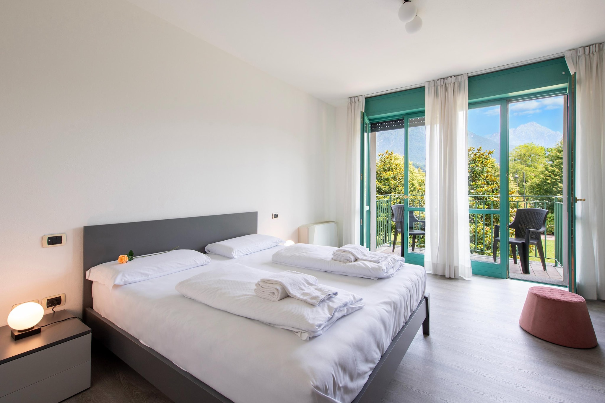 RESIDENCE PORTO LETIZIA - PALACE-1ROOM APT 4 PAX MOUNTAIN VIEW DELUXE8204 - P1MD4-Slaapkamer