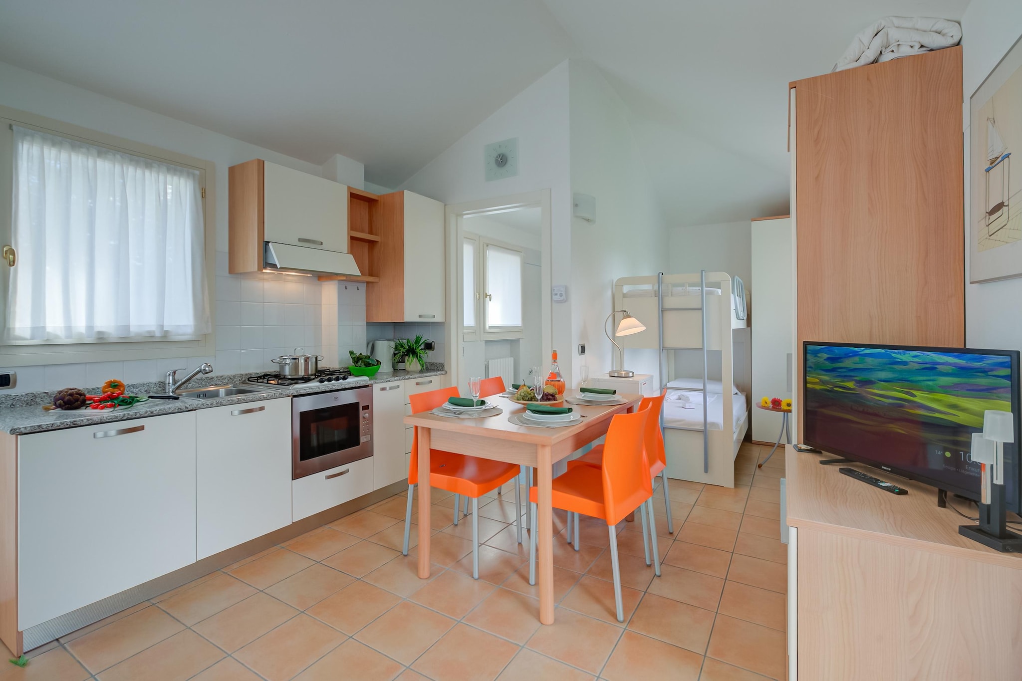 RESIDENCE PORTO LETIZIA - VILLAS-STUDIO 4 PAX VISTA LAGO PLUS 8213 - VSLP4-Keuken