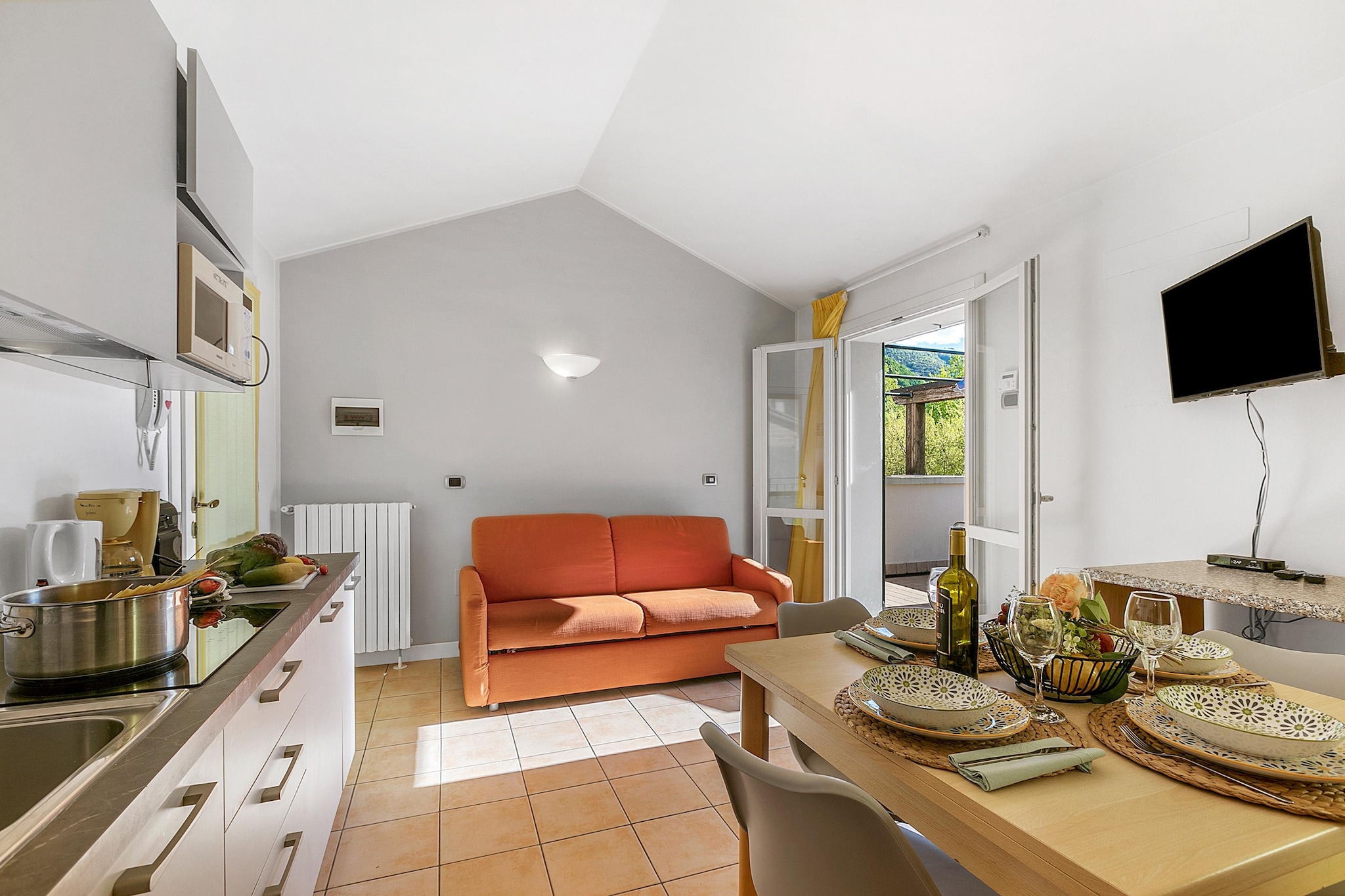 RESIDENCE PORTO LETIZIA - VILLAS-STUDIO 4 PAX VISTA LAGO DELUXE 8214 - VSLD4-Cuisine