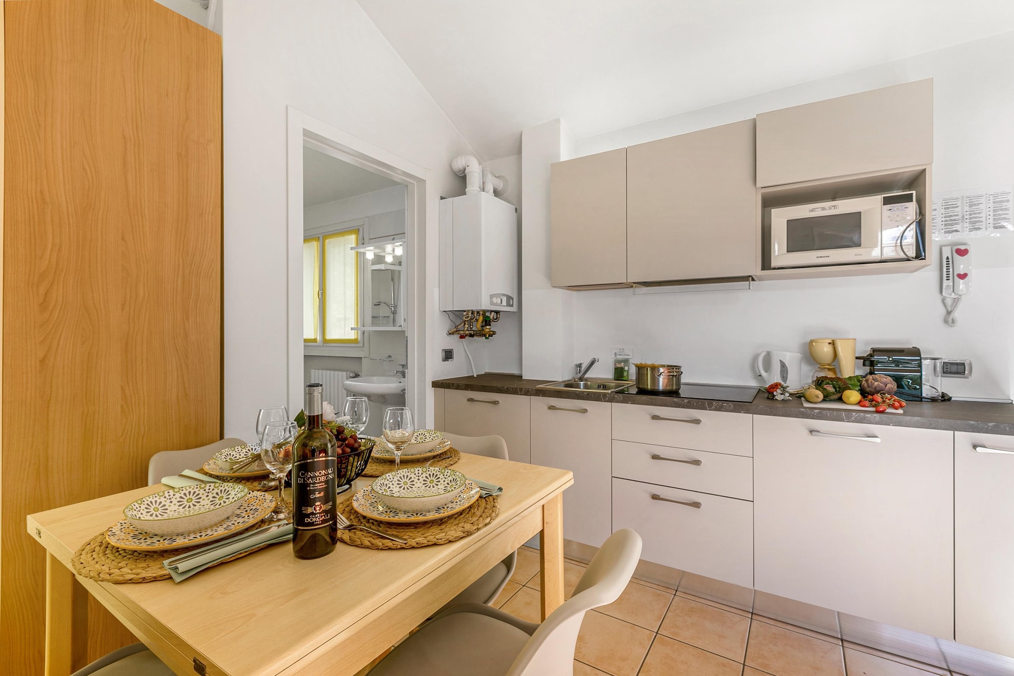 RESIDENCE PORTO LETIZIA - VILLAS-STUDIO 4 PAX VISTA LAGO DELUXE 8214 - VSLD4-Cuisine