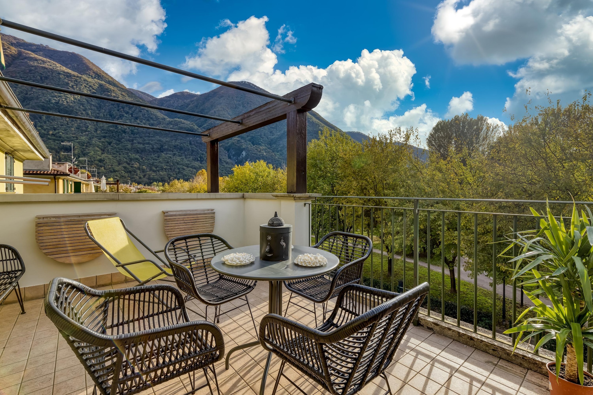 RESIDENCE PORTO LETIZIA - VILLAS-STUDIO 4 PAX VISTA LAGO DELUXE 8214 - VSLD4-Terrasse / balcon