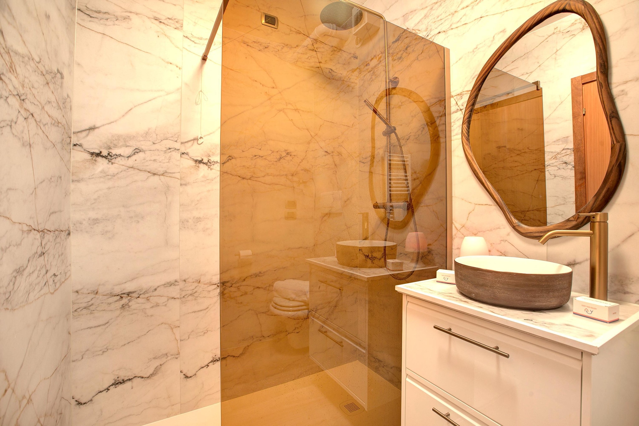 RESIDENCE PORTO LETIZIA - VILLAS-BILOCALE 4 PAX VISTA LAGO PLUS 8215 - V1LP4-Badkamer