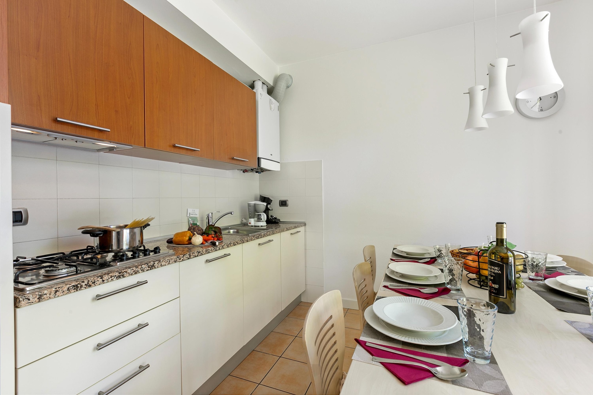 RESIDENCE PORTO LETIZIA - VILLAS-2BEDROOMS APT 6 PAX DELUXE 8218 - V2DL6-Keuken