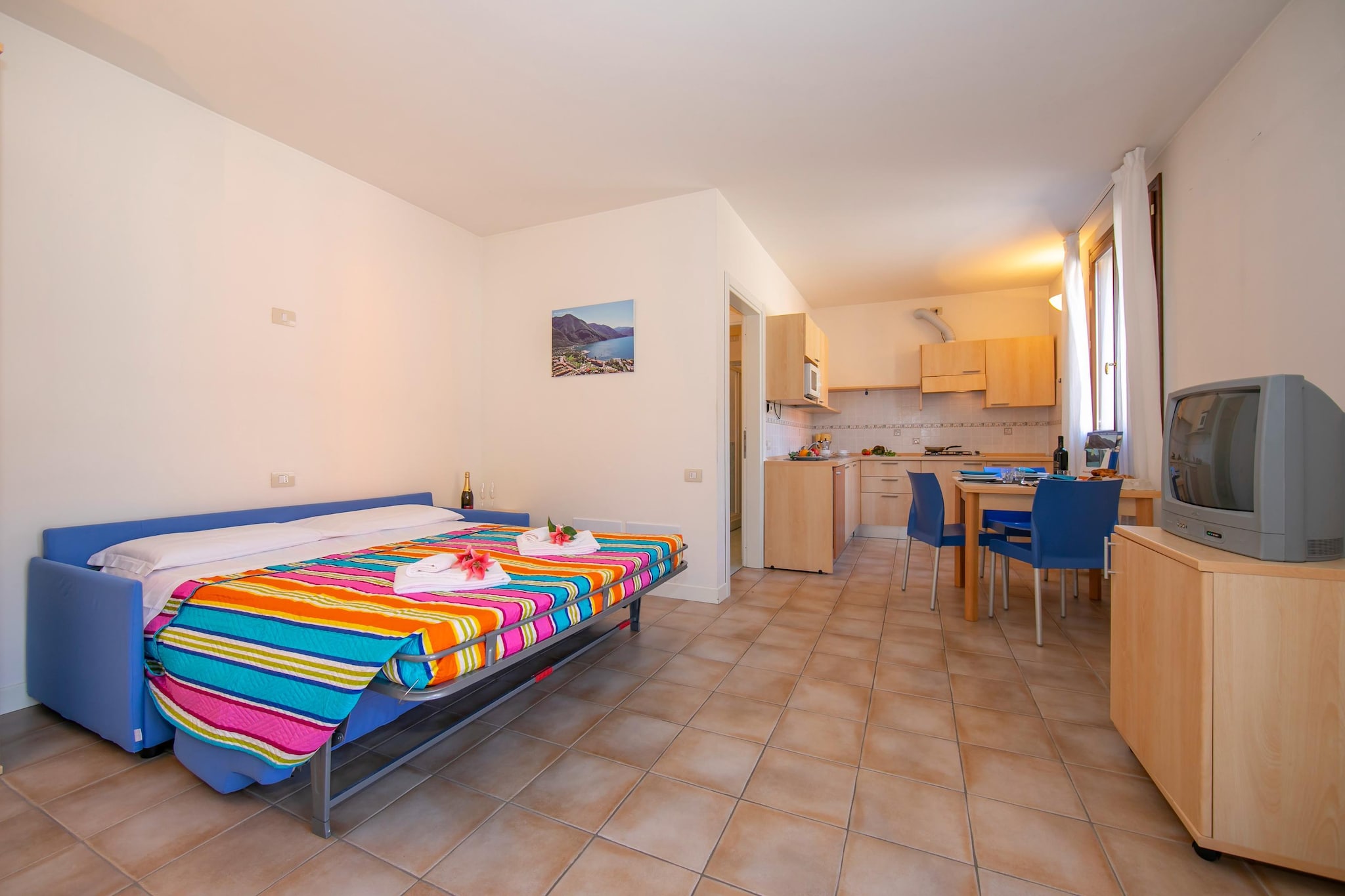 RESIDENCE PORTO LETIZIA - VILLAGE-STUDIO 2 PAX 8224 - VGS2-Woonkamer