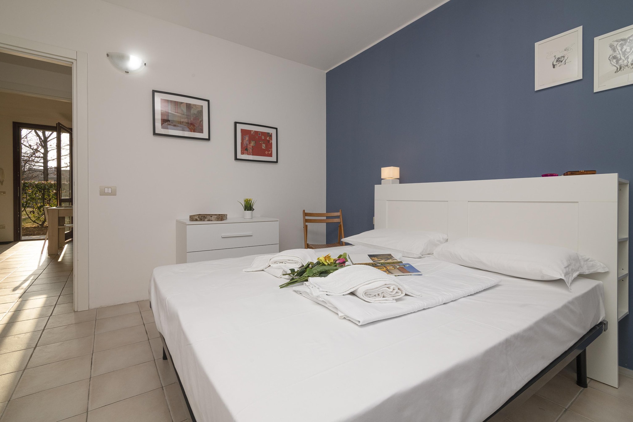 RESIDENCE PORTO LETIZIA - VILLAGE-TRILOCALE 6 PAX DELUXE 8229 - VGB6D-Slaapkamer