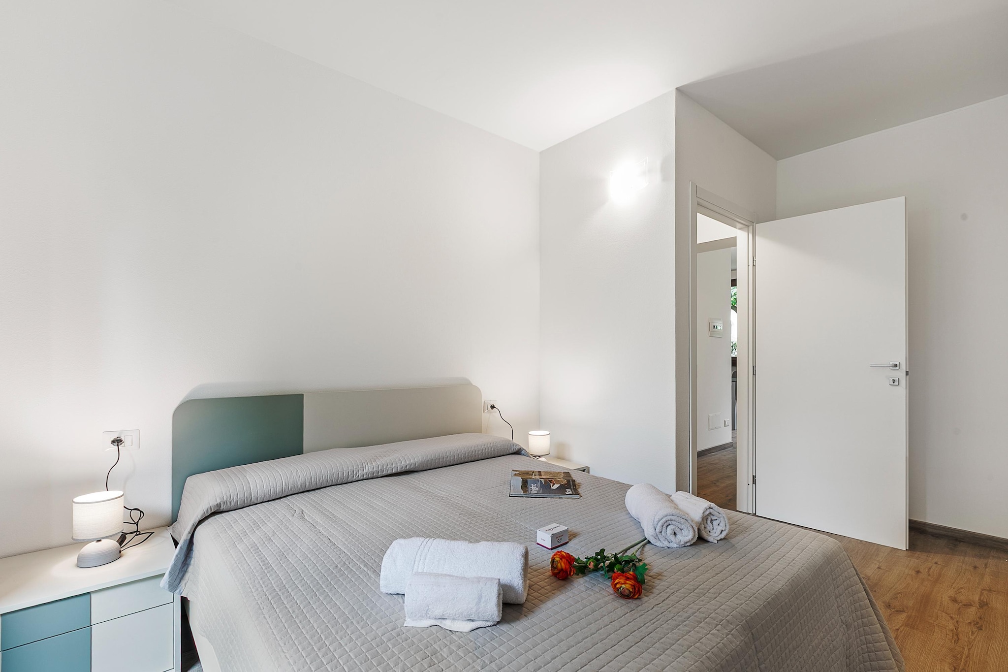 RESIDENCE PORTO LETIZIA - VILLAGE-TRILOCALE 6 PAX DELUXE 8229 - VGB6D-Slaapkamer