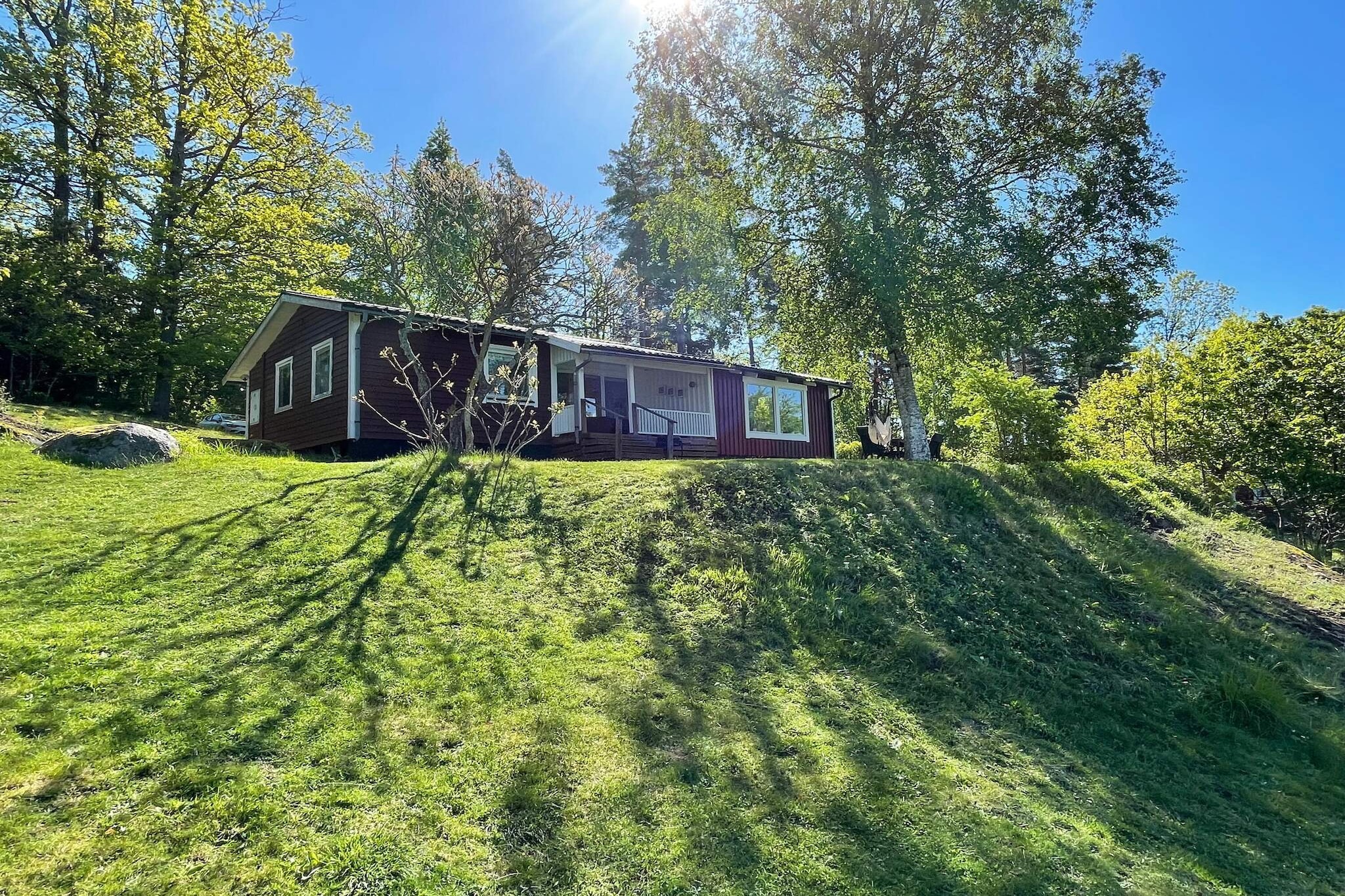4 Sterne Ferienhaus in GAMLEBY - Im Freien