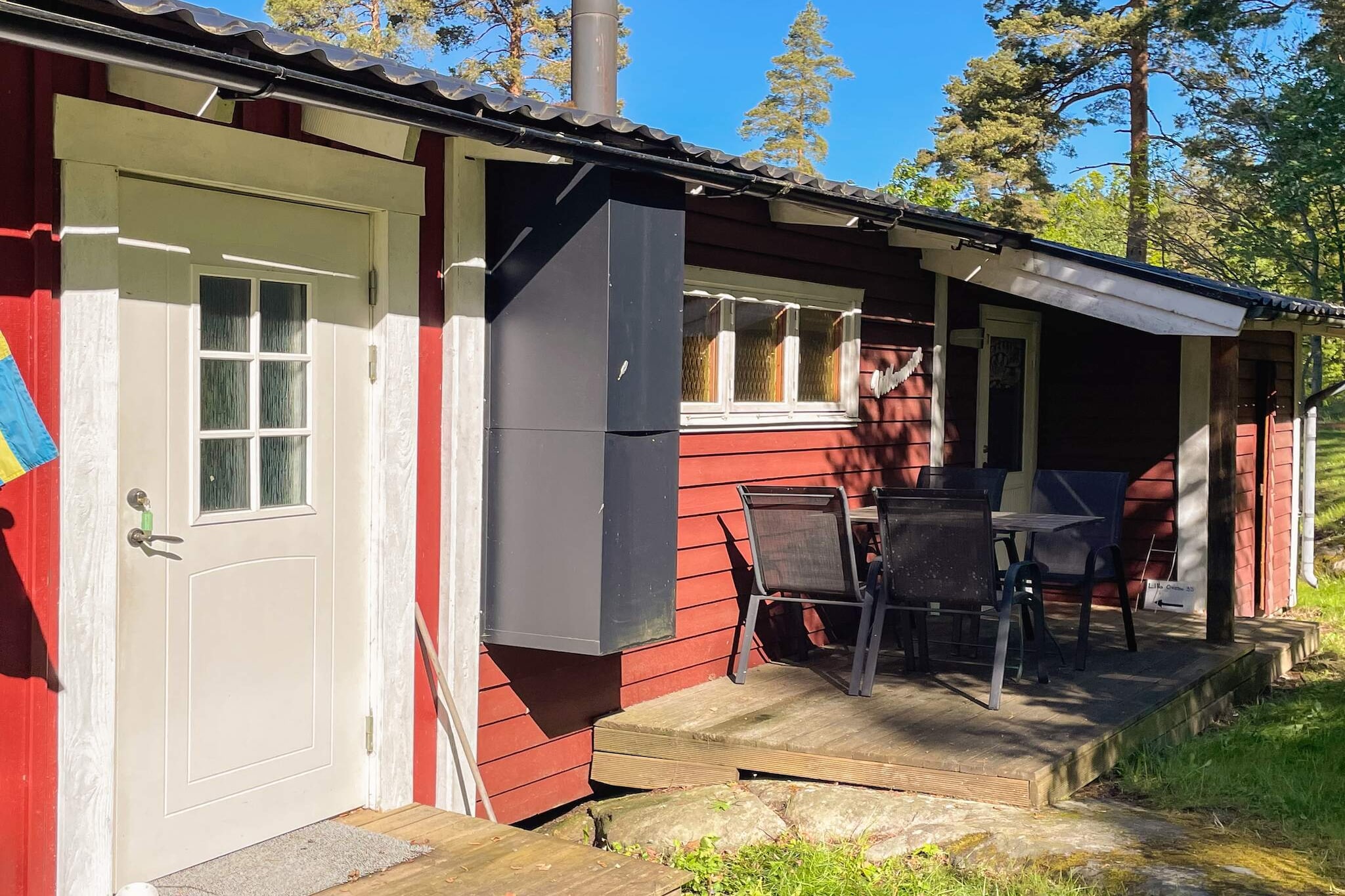 4 Sterne Ferienhaus in GAMLEBY - Im Freien