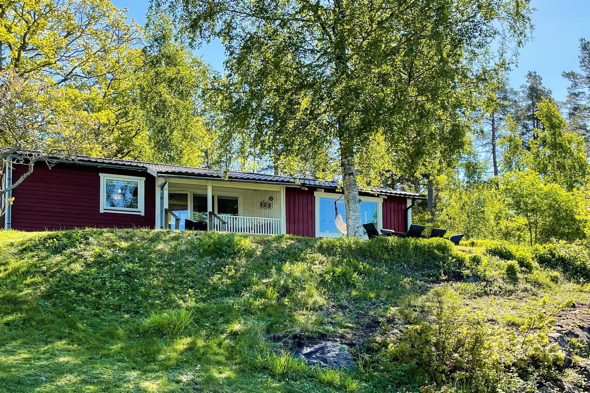 4 Sterne Ferienhaus in GAMLEBY - Im Freien