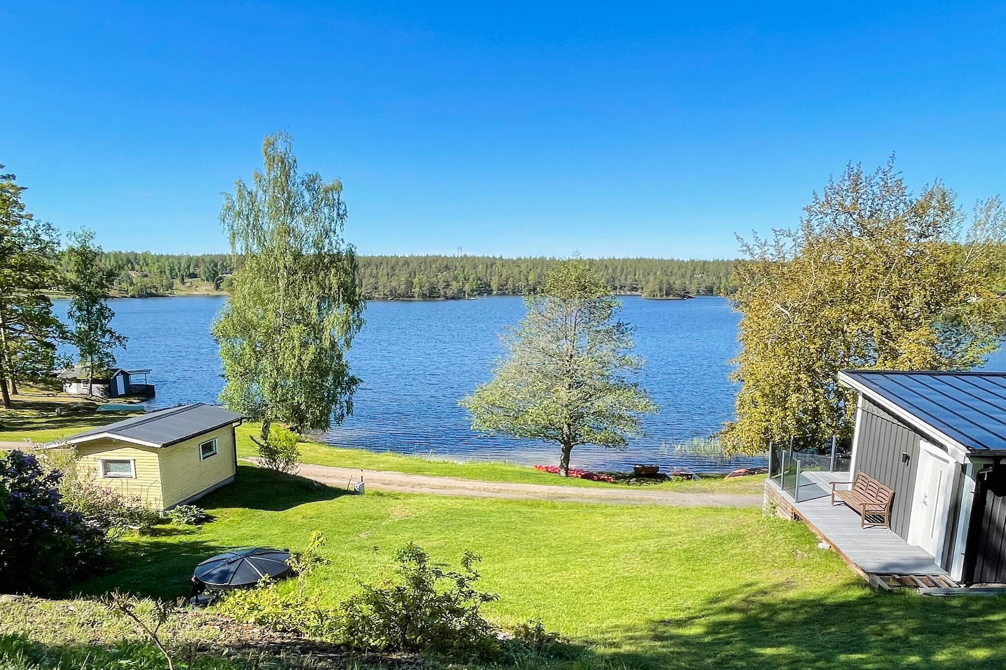 4 Sterne Ferienhaus in GAMLEBY - Im Freien