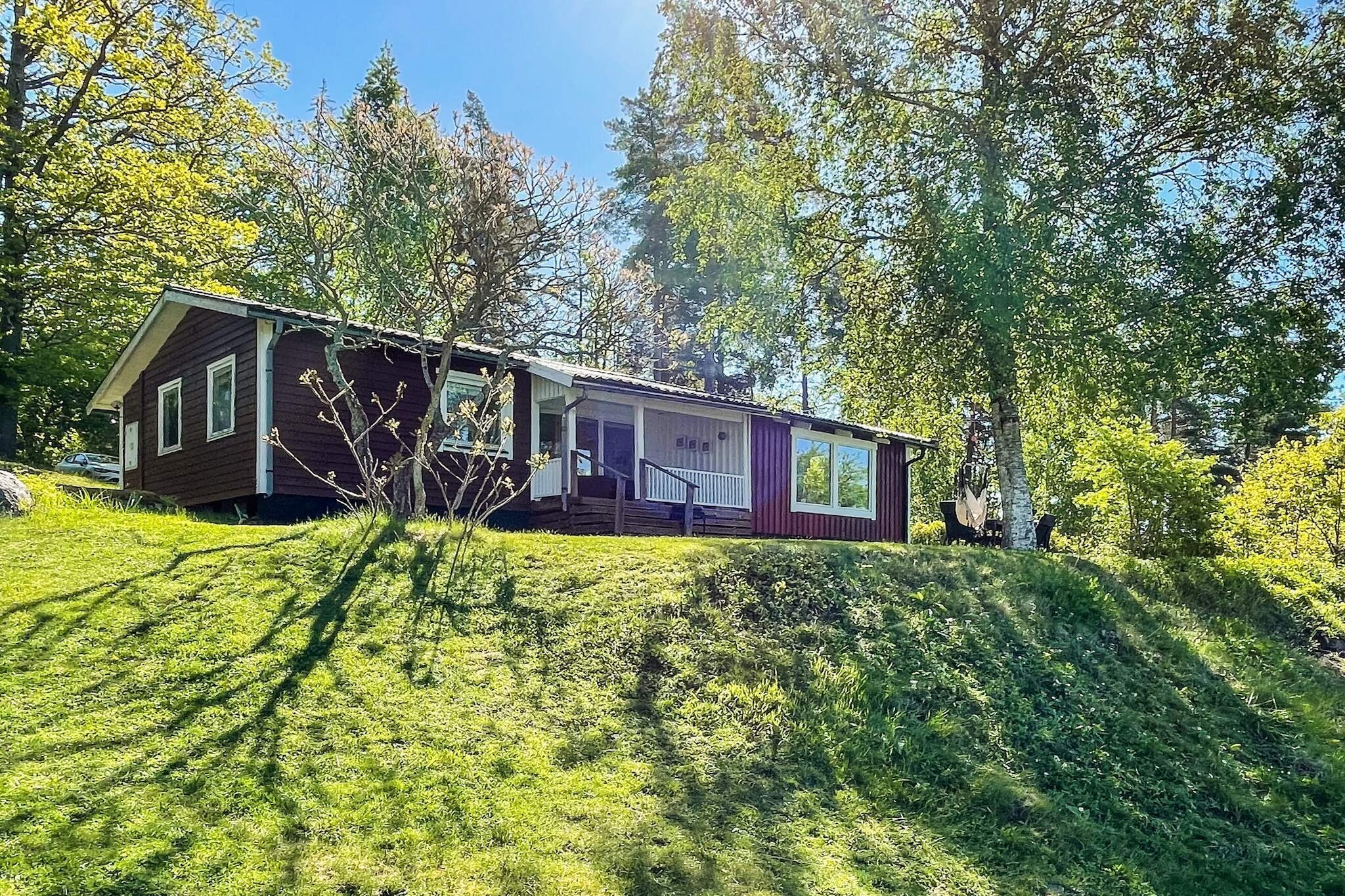 4 Sterne Ferienhaus in GAMLEBY - Im Freien