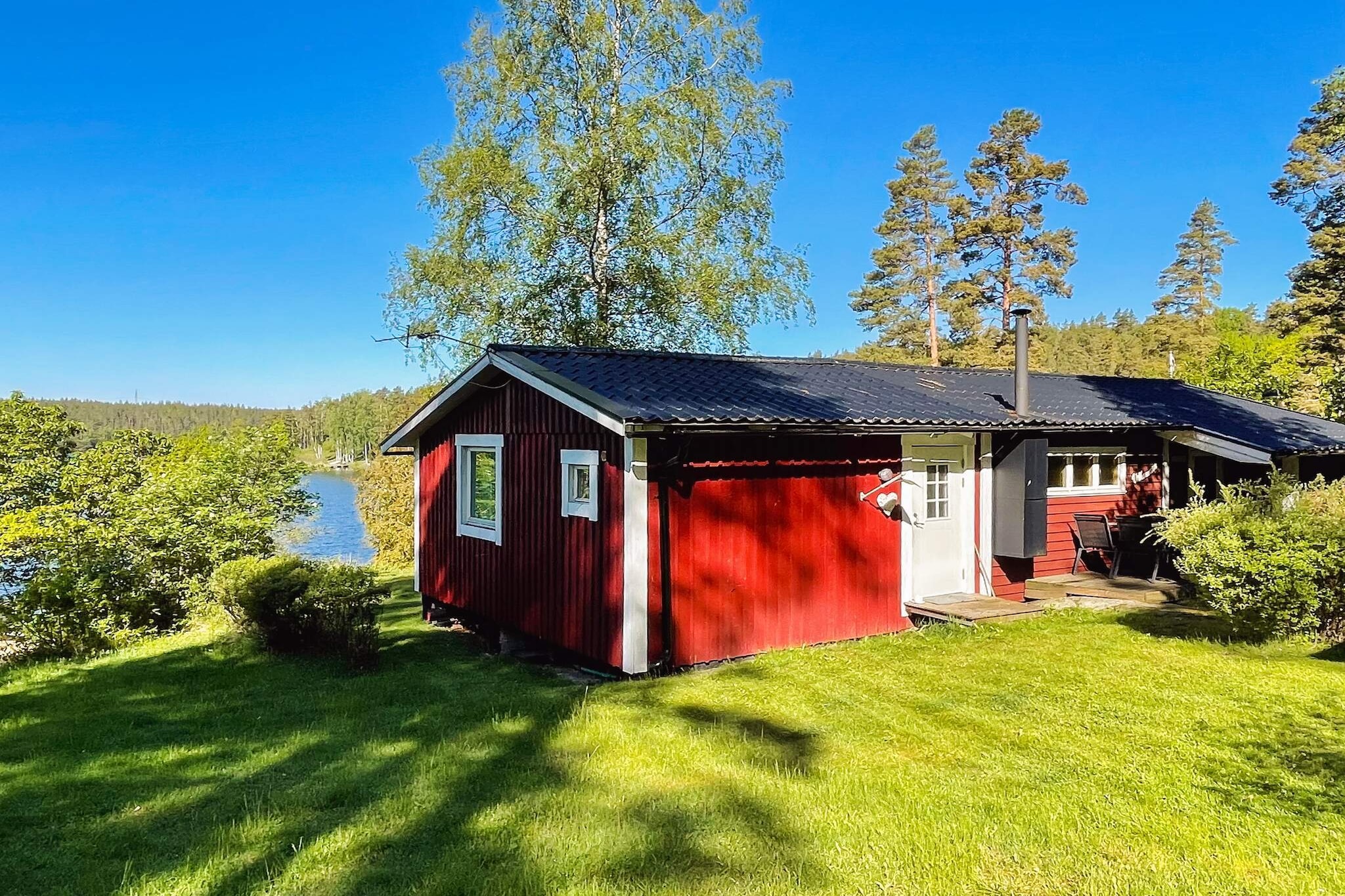 4 Sterne Ferienhaus in GAMLEBY - Im Freien