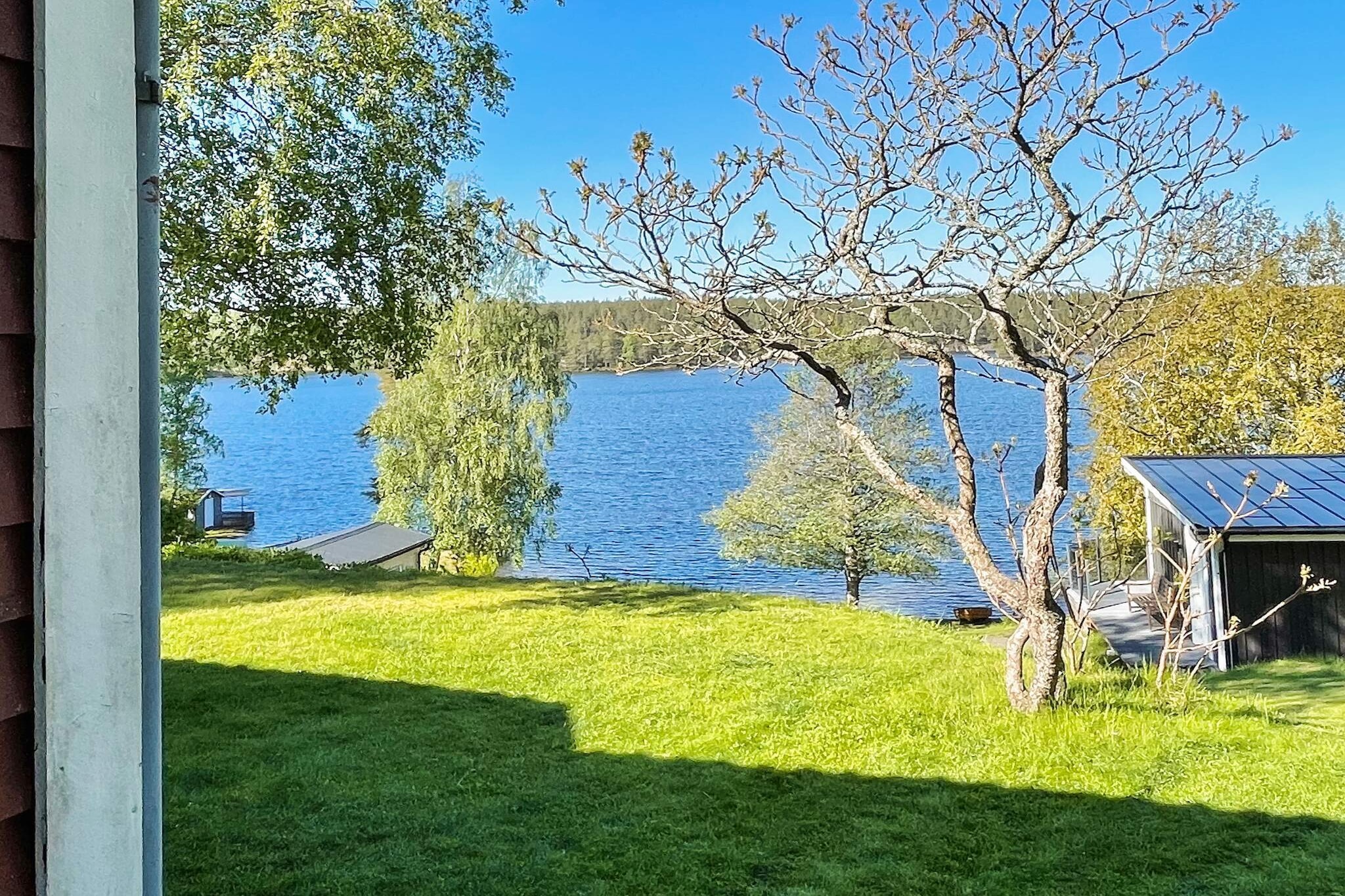 4 Sterne Ferienhaus in GAMLEBY - Im Freien