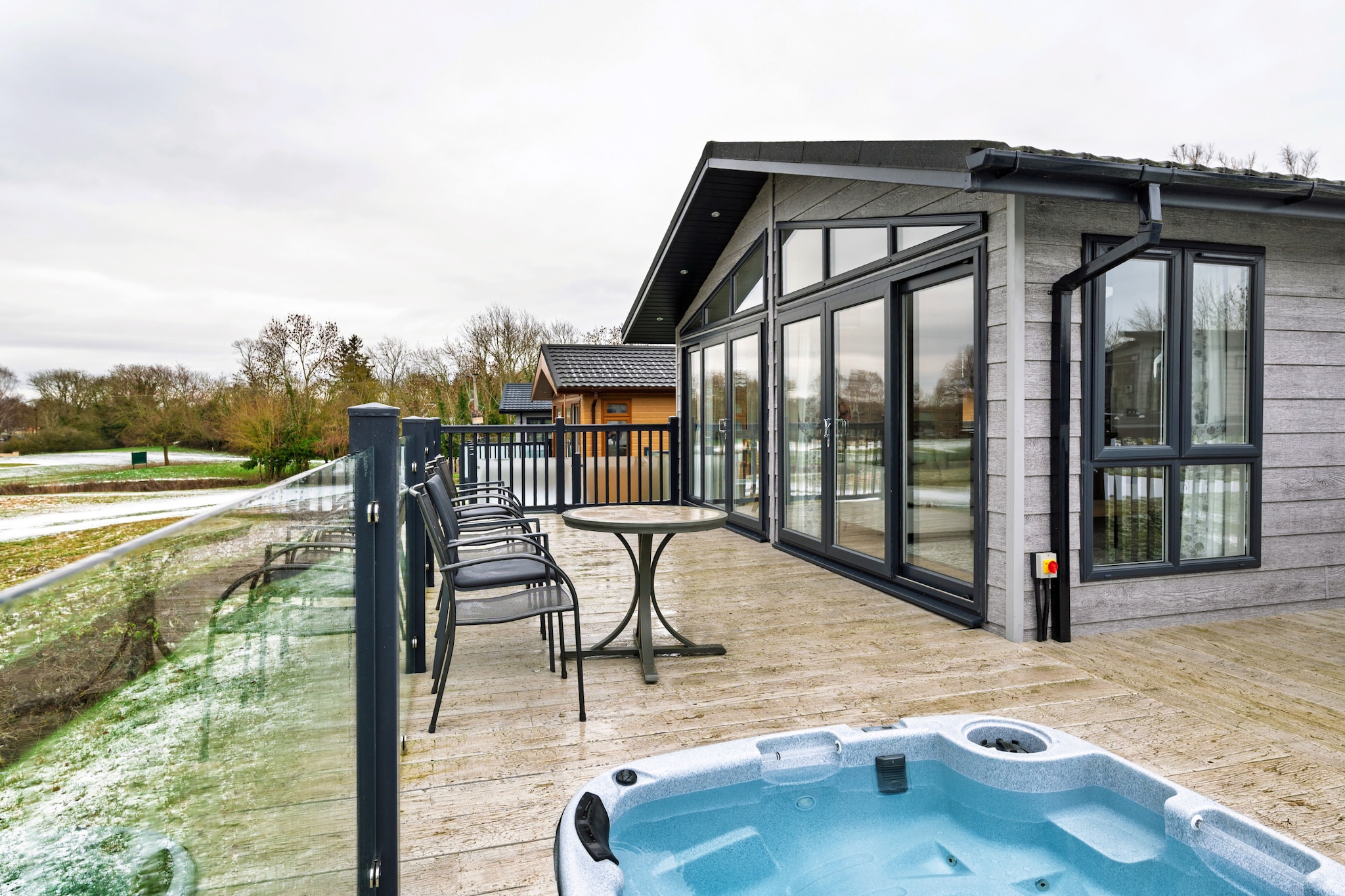 Pembroke Luxury Lodge - Terrasbalkon