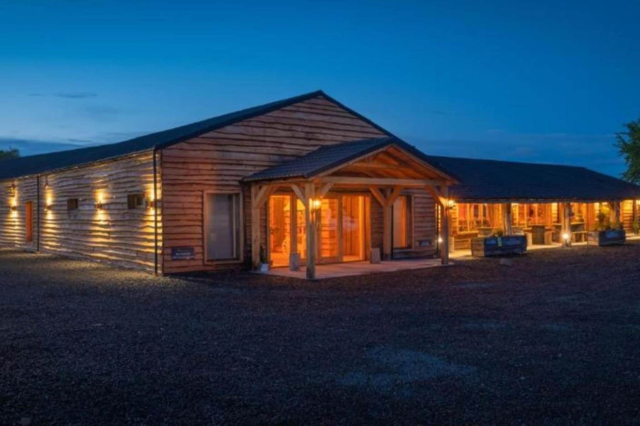 Silverwood Deluxe Chalet - Buitenkant zomer