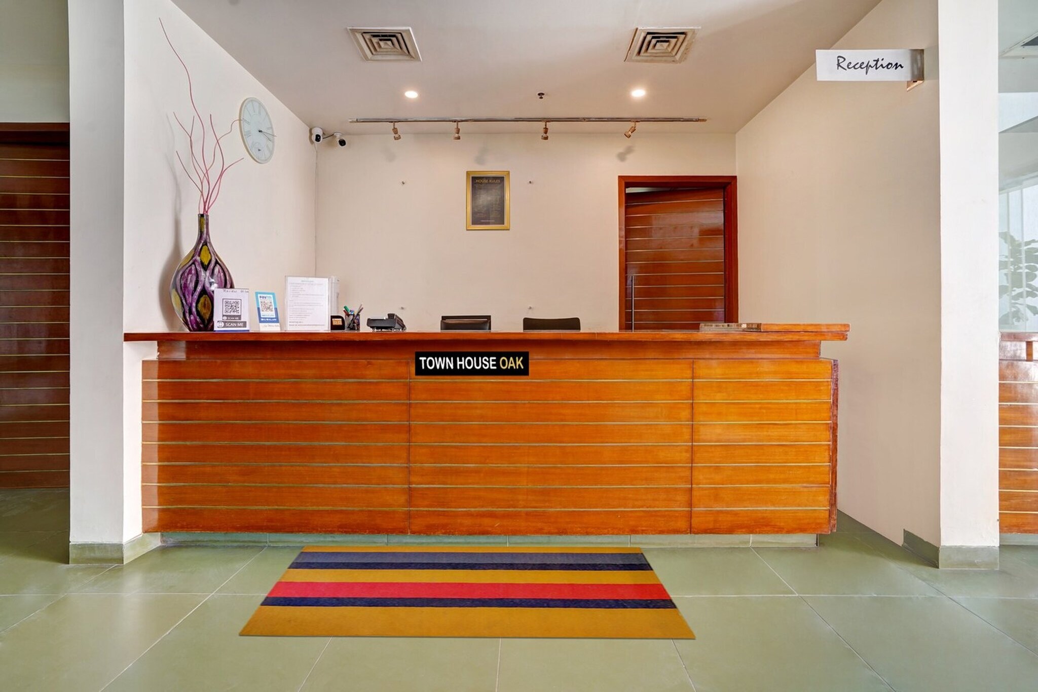 Ground floor: (bedroom(double bed, TV, seating area, air conditioning, telephone), bathroom(bathtub or shower, washbasin, toilet, Towels incl., shampoo, body soap, hot water), lift)