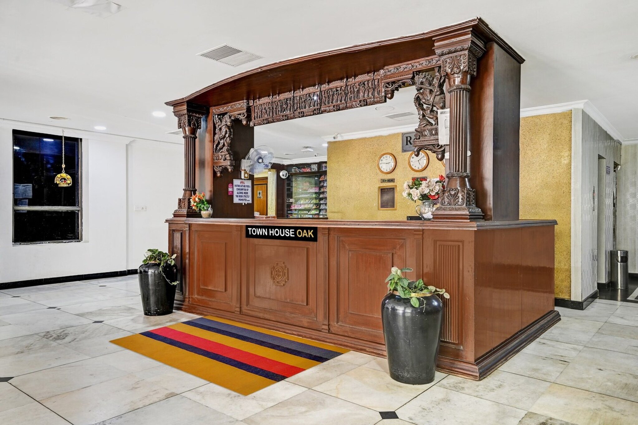 Ground floor: (bedroom(double bed, TV, seating area, air conditioning, telephone), bathroom(bathtub or shower, washbasin, toilet, Towels incl., shampoo, body soap, hot water))