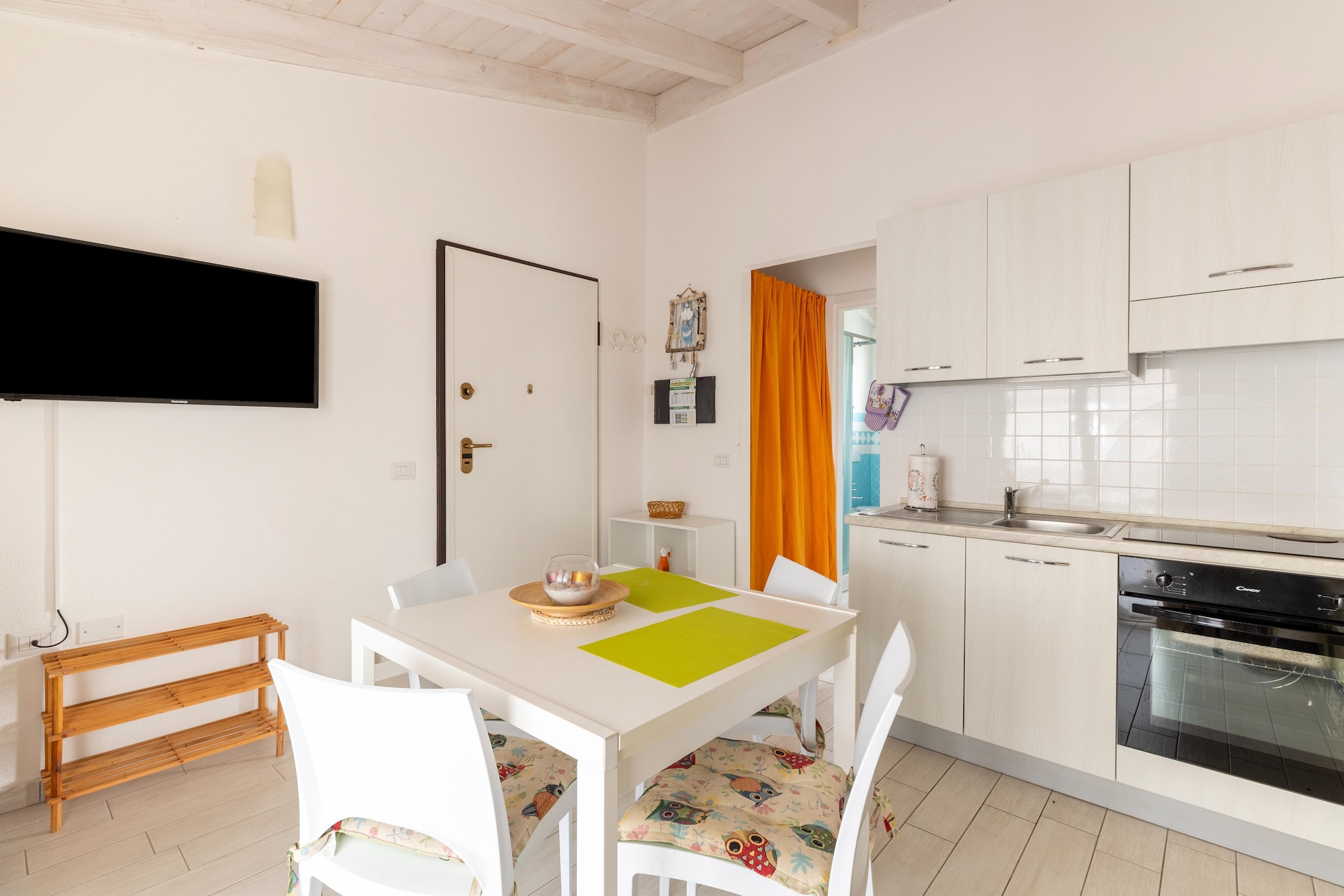 ATTICO BADESI CON PISCINA-Kitchen