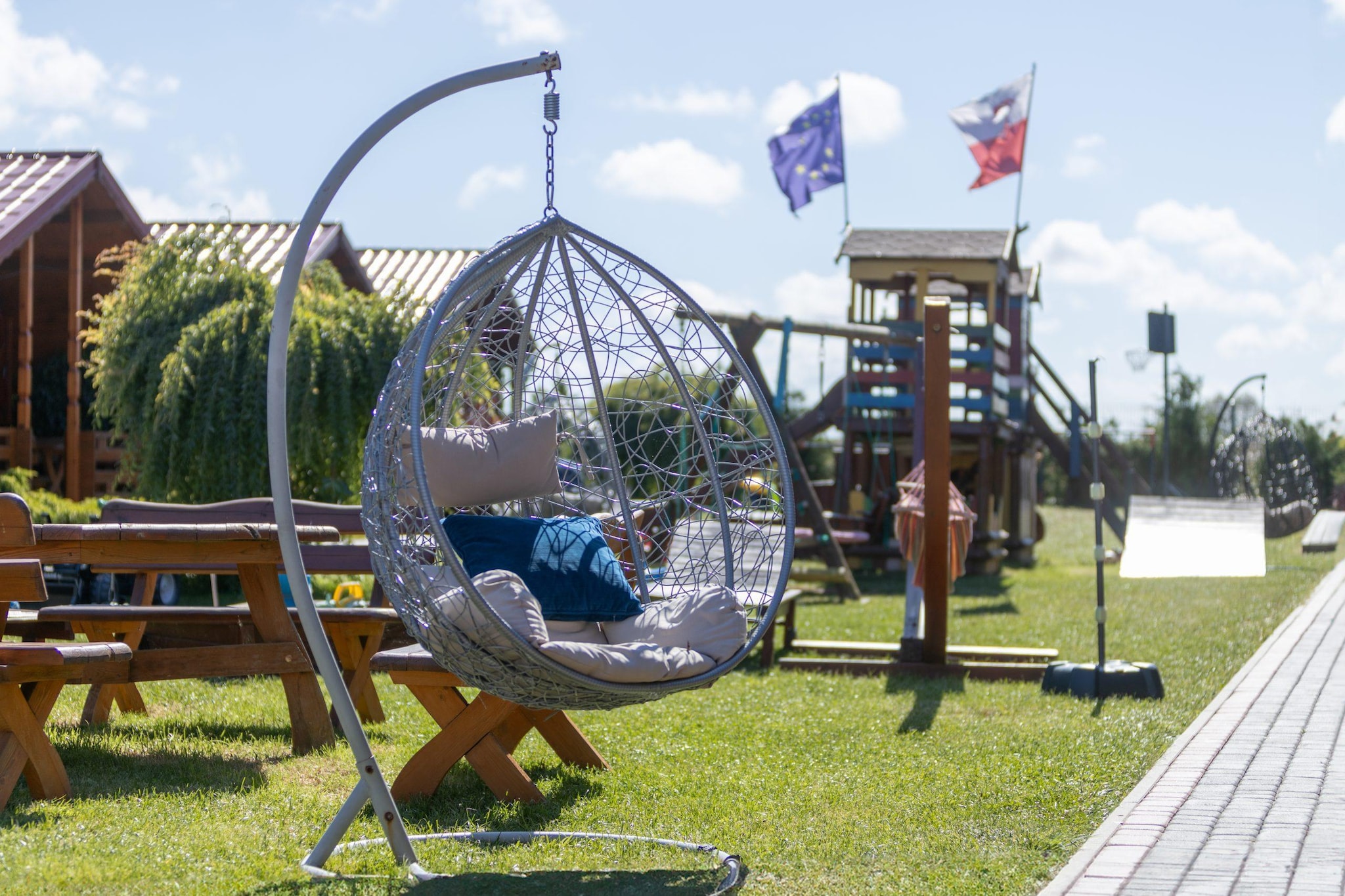 Parterowe domki wakacyjne dla 5 osób w Gąskach SPA w cenie pobytu-Tuinen zomer