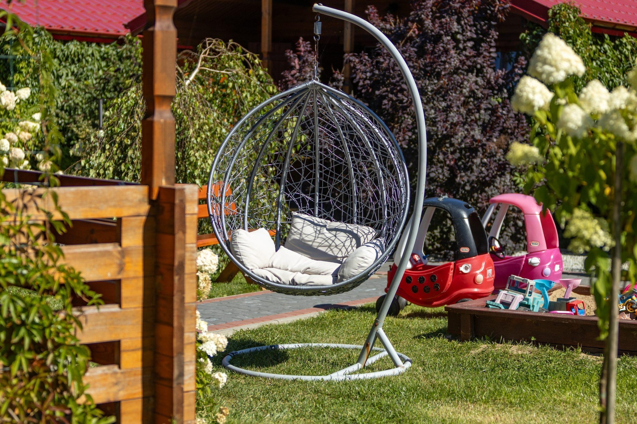 Parterowe domki wakacyjne dla 6 osób w Gąskach SPA w cenie pobytu-Tuinen zomer