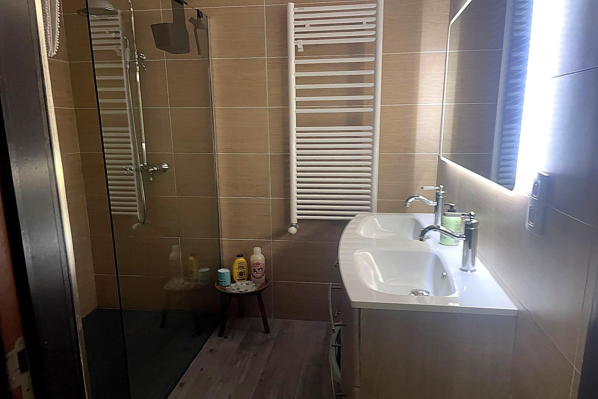 Hondvriendelijke woning met sauna en jacuzzi-Badkamer