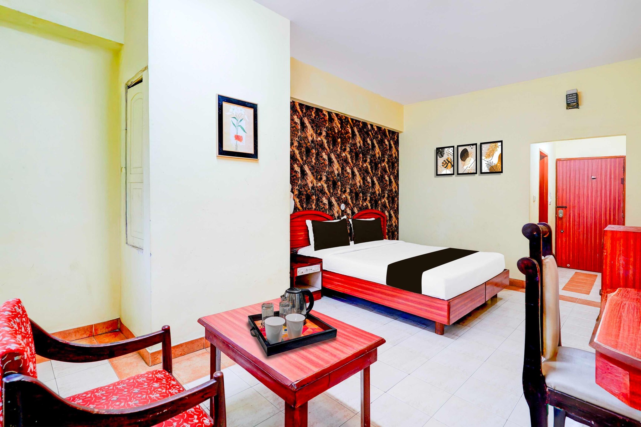 Comfortable Accommodations: Collection O Mysore Central in Mysore offers family rooms with air-conditioning, private bathrooms, work desks, and free WiFi. Each room includes a seating area, TV, and free toiletries.
Dining Experience: The family-friendly restaurant serves Indian cuisine in a welcoming ambience. Guests can enjoy meals in a relaxed setting, enhancing their overall stay.
Convenient Facilities: The hotel features a lift, 24-hour front desk, concierge service, housekeeping, room service, and luggage storage. Free on-site parking is available for guests.
Nearby Attractions: St Philomena's Church is 2 km away, Mysore Palace 3.2 km, and Mysore Junction Station 2.7 km. Other points of interest include Brindavan Garden (16 km) and GRS Fantasy Park (3.9 km).
Unmarried couples are warmly welcome at this property.
Guests with local ID proof are warmly welcome.
Early Check-In Policy: A full day’s room rate will be charged for check-ins before 6:00 AM. Complimentary early check-in is available between 6:00 AM and 10:00 AM, subject to room availability.
Check-in is only available to guests aged 18 and above. Please provide a government-issued ID to confirm your age.