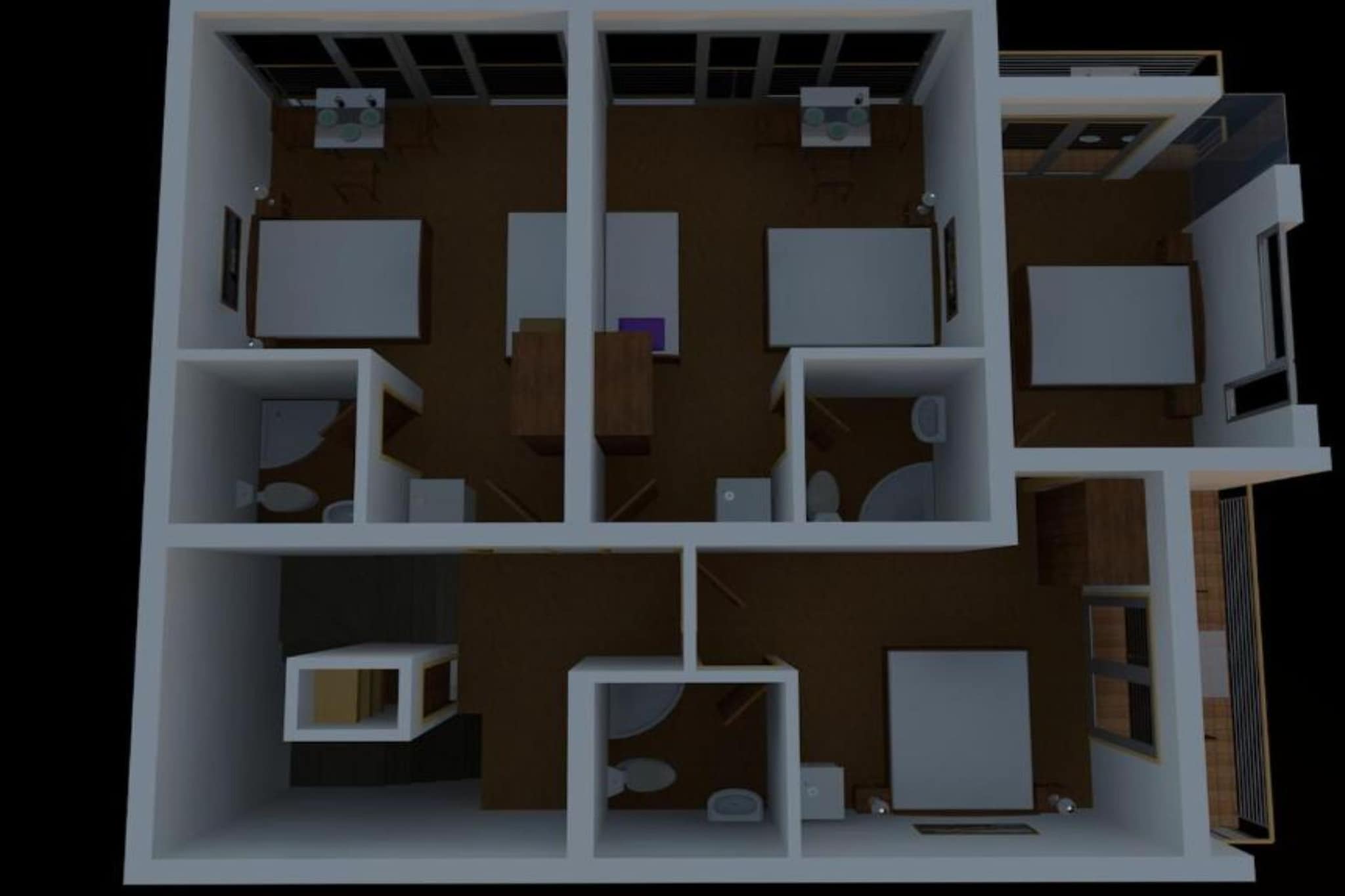 Casa Mila Apartments - Studio apartment with sea view - Bedroom