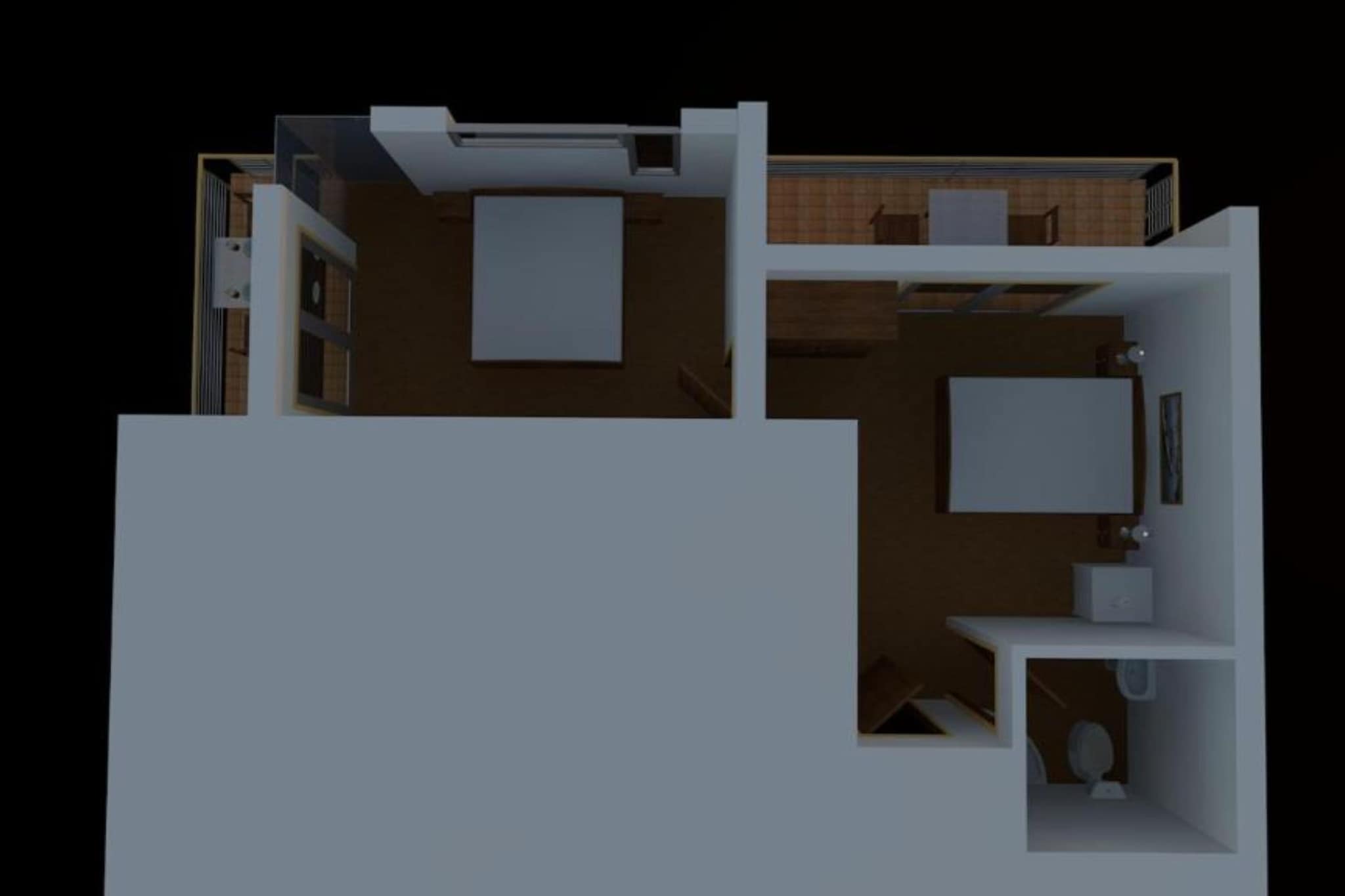 Casa Mila Apartments - Studio apartment with sea view - Bedroom