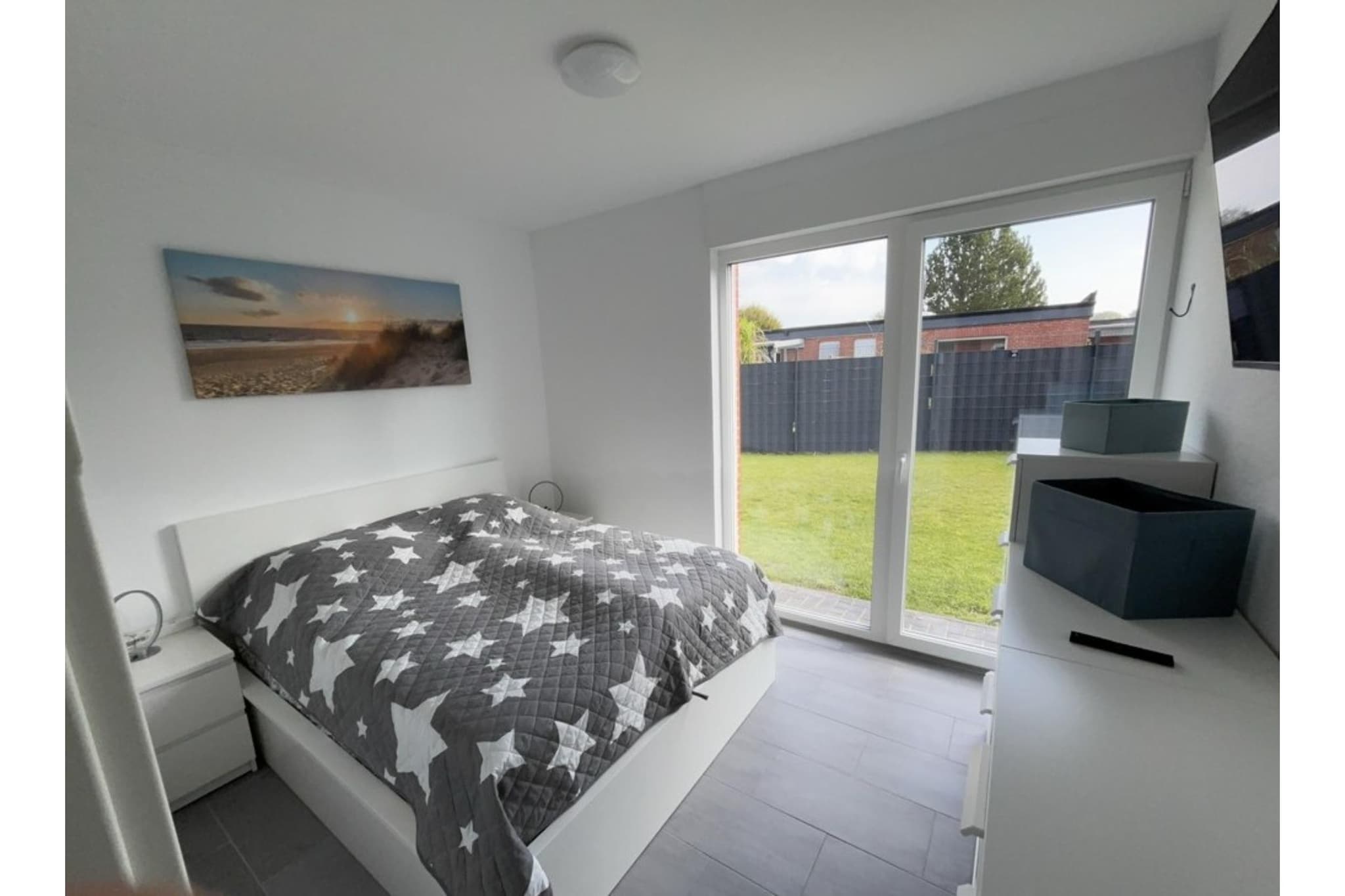 Bungalow Königskrabbe-Schlafzimmer