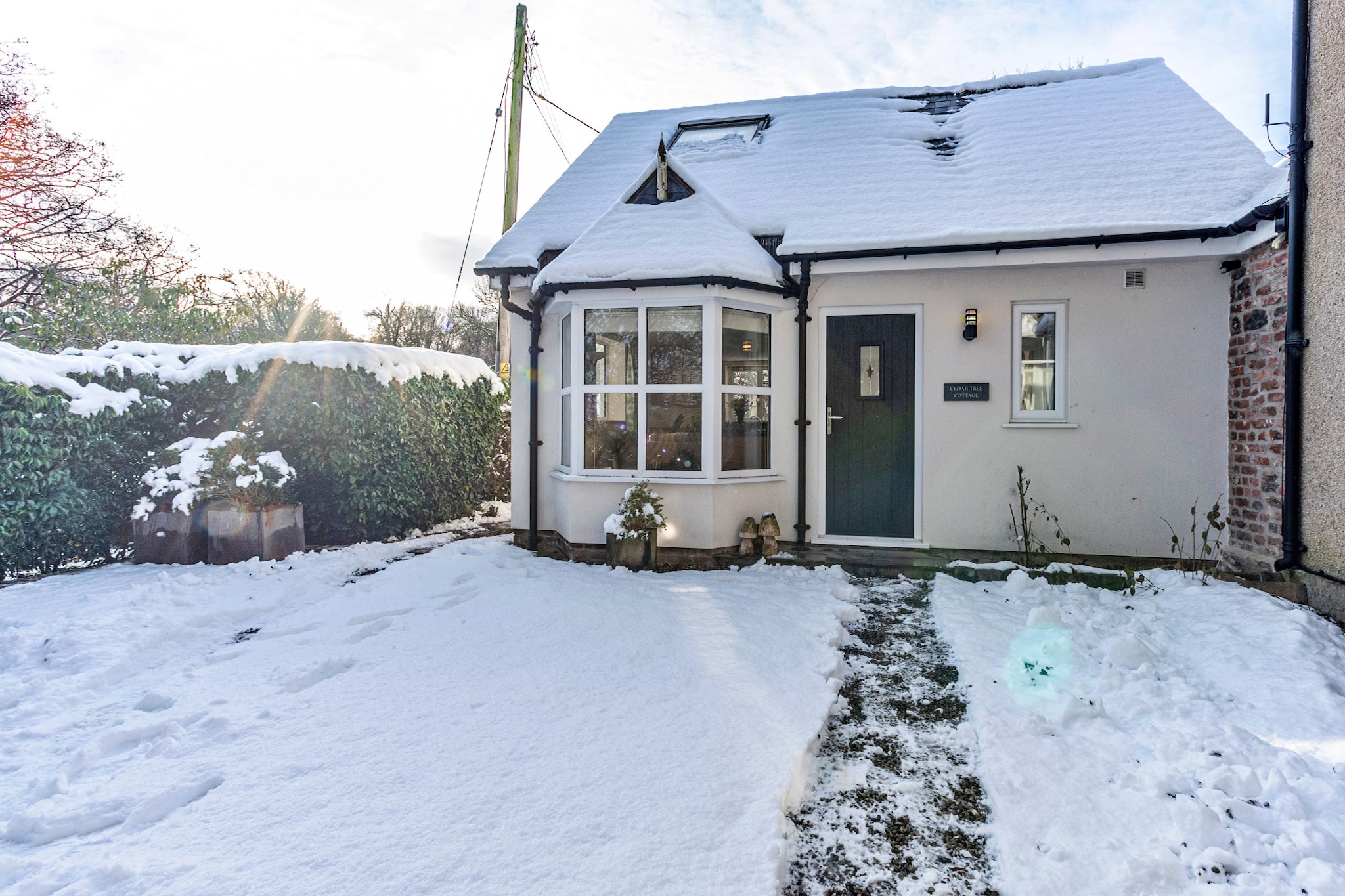 Cedar Tree Cottage - Exterieur winter