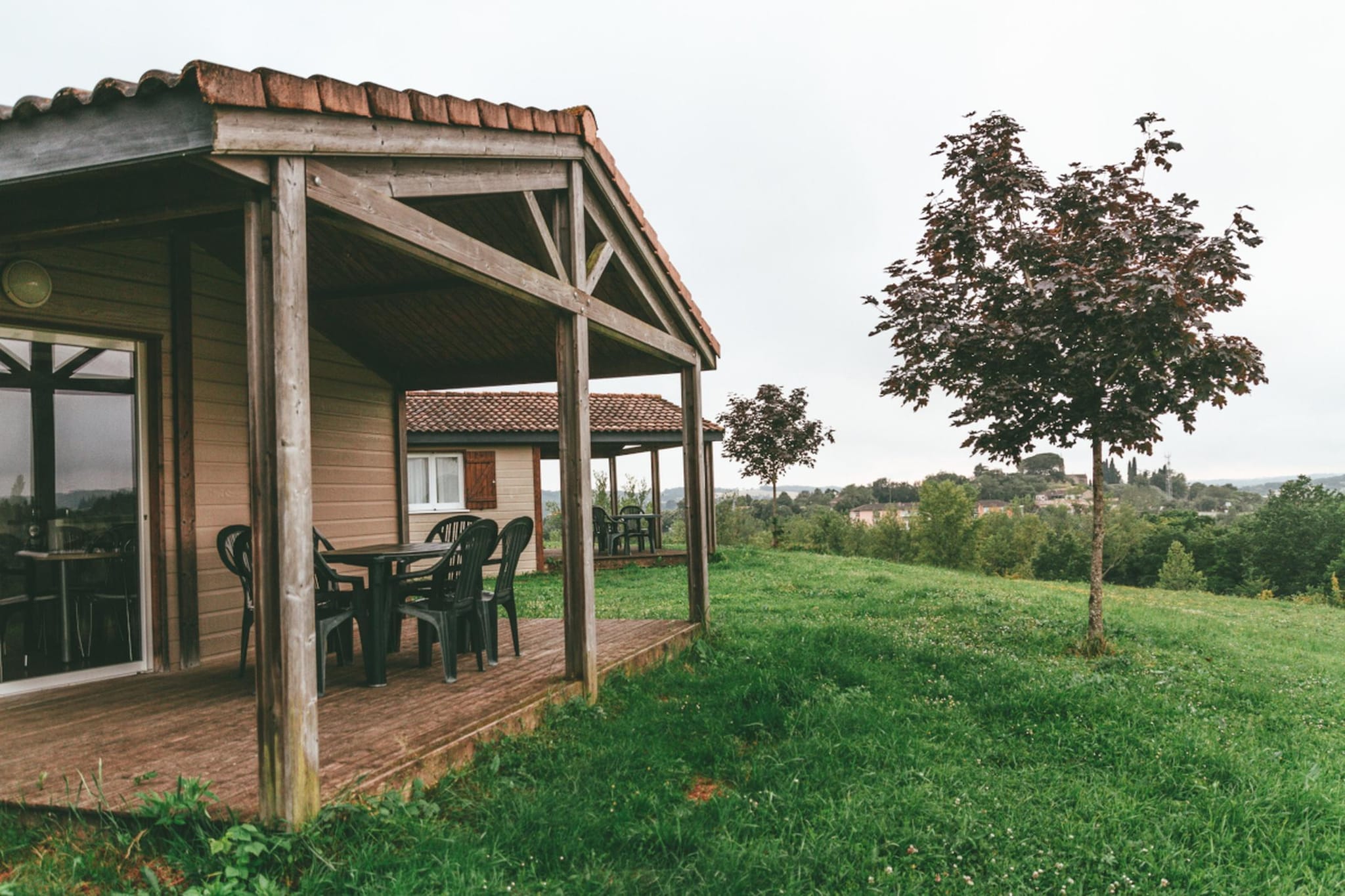 Hameaux des Lacs Cottage for 2 people - Terrasbalkon