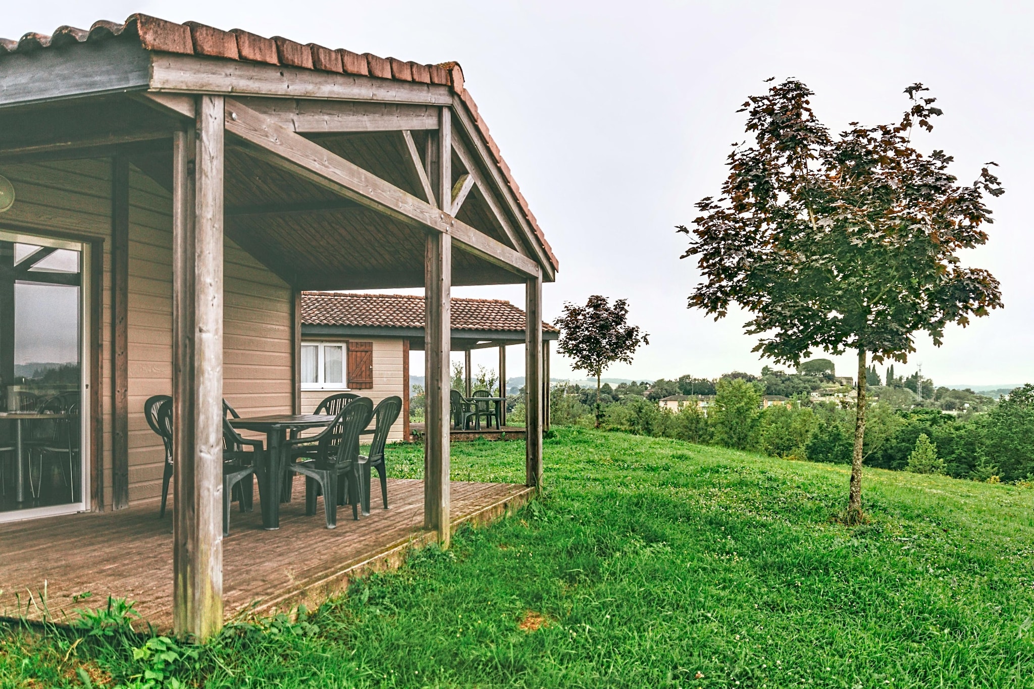 Hameaux des Lacs Accessible Two-Bedroom Cottage for 4 people - Terrasbalkon