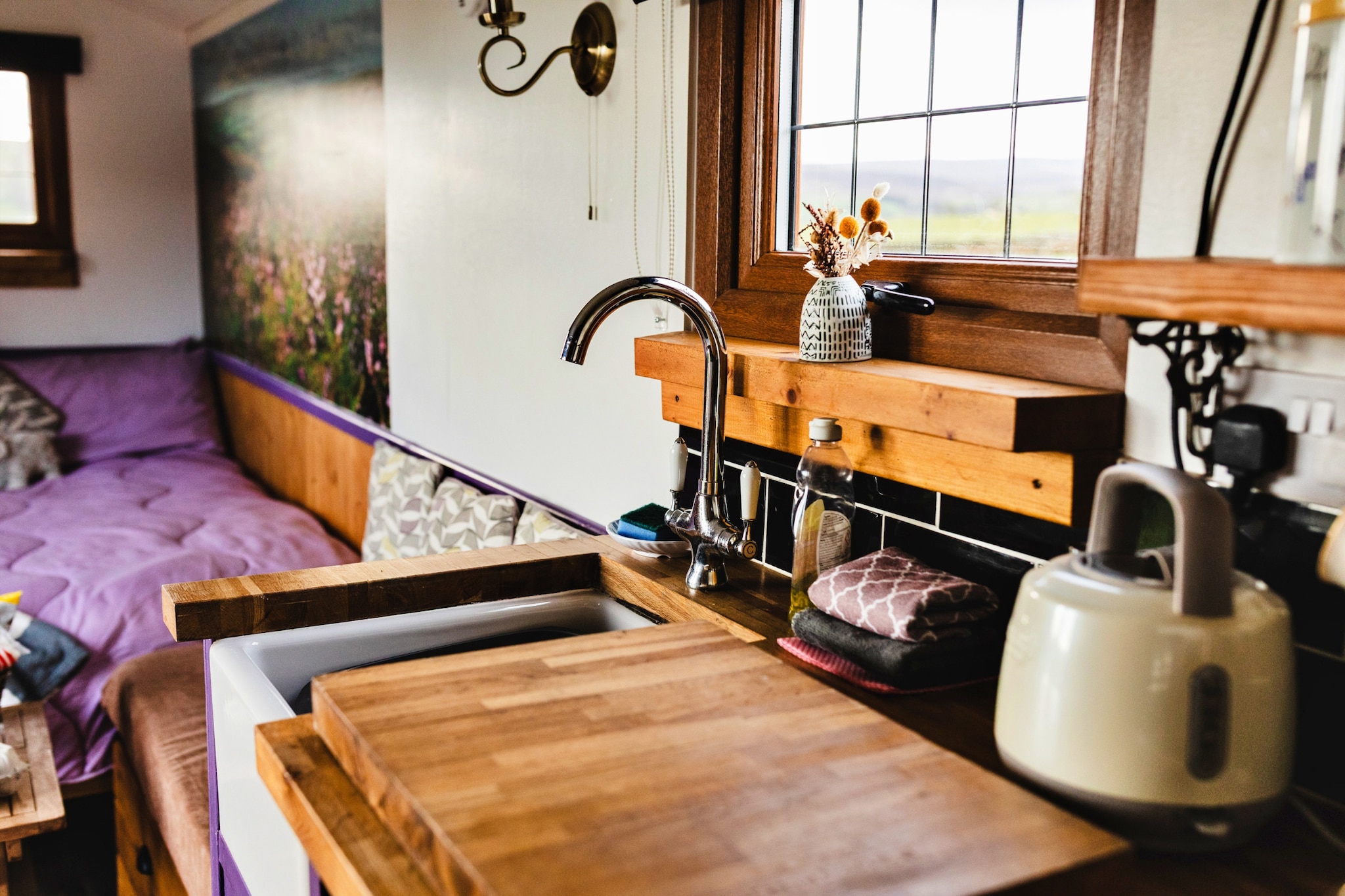 Weardale Shepherd's Hut - Keuken