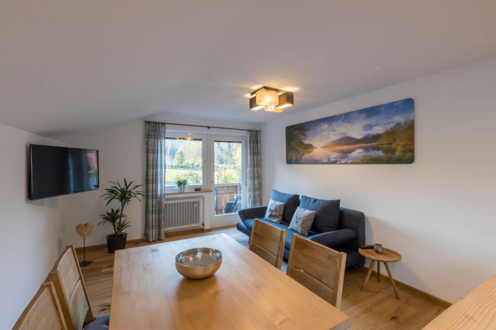 Ferienhaus Badersee - alle Einheiten zusammen-Woonkamer