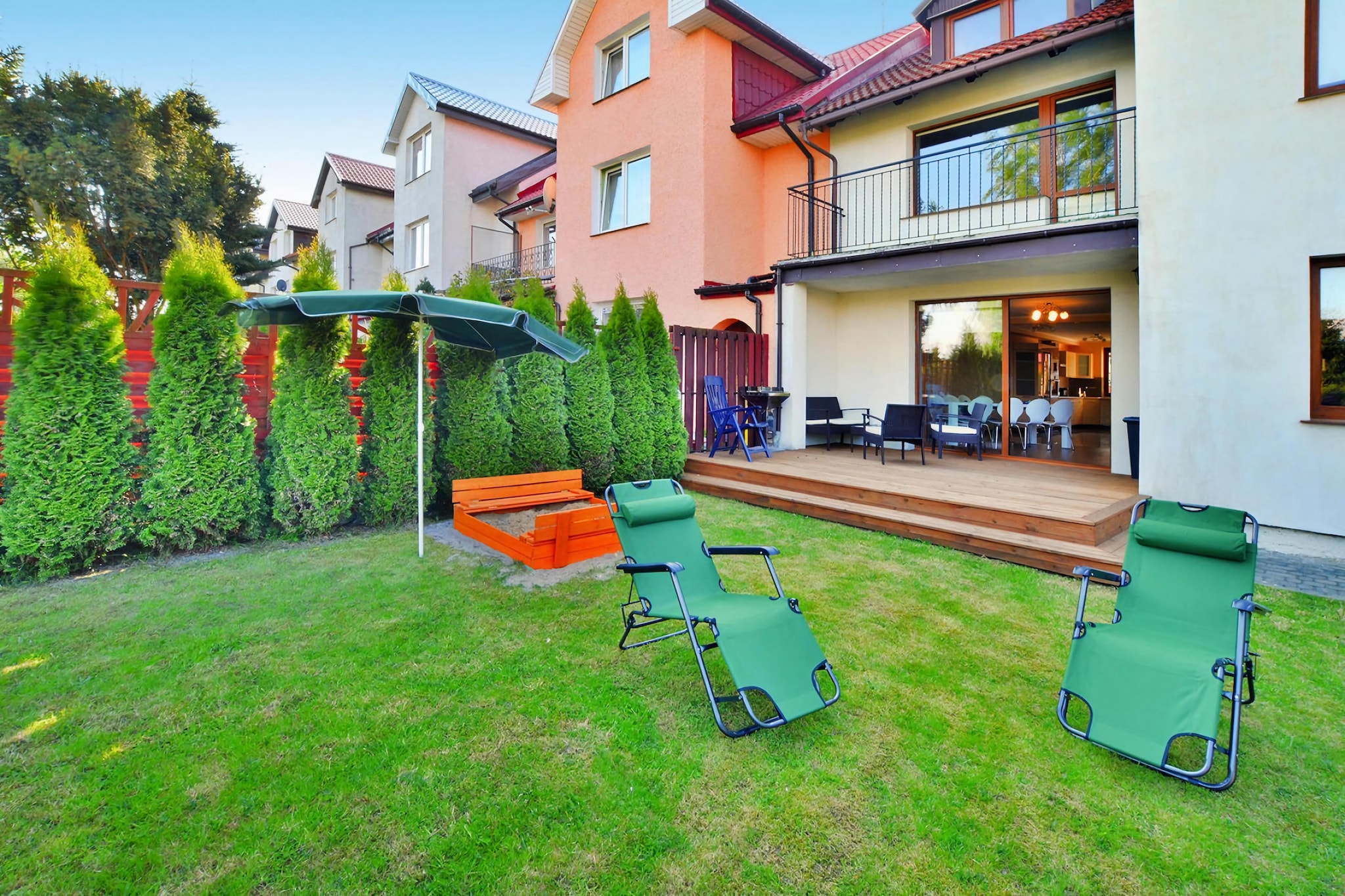 Dom wakacyjny w Kołobrzegu-Tuinen zomer