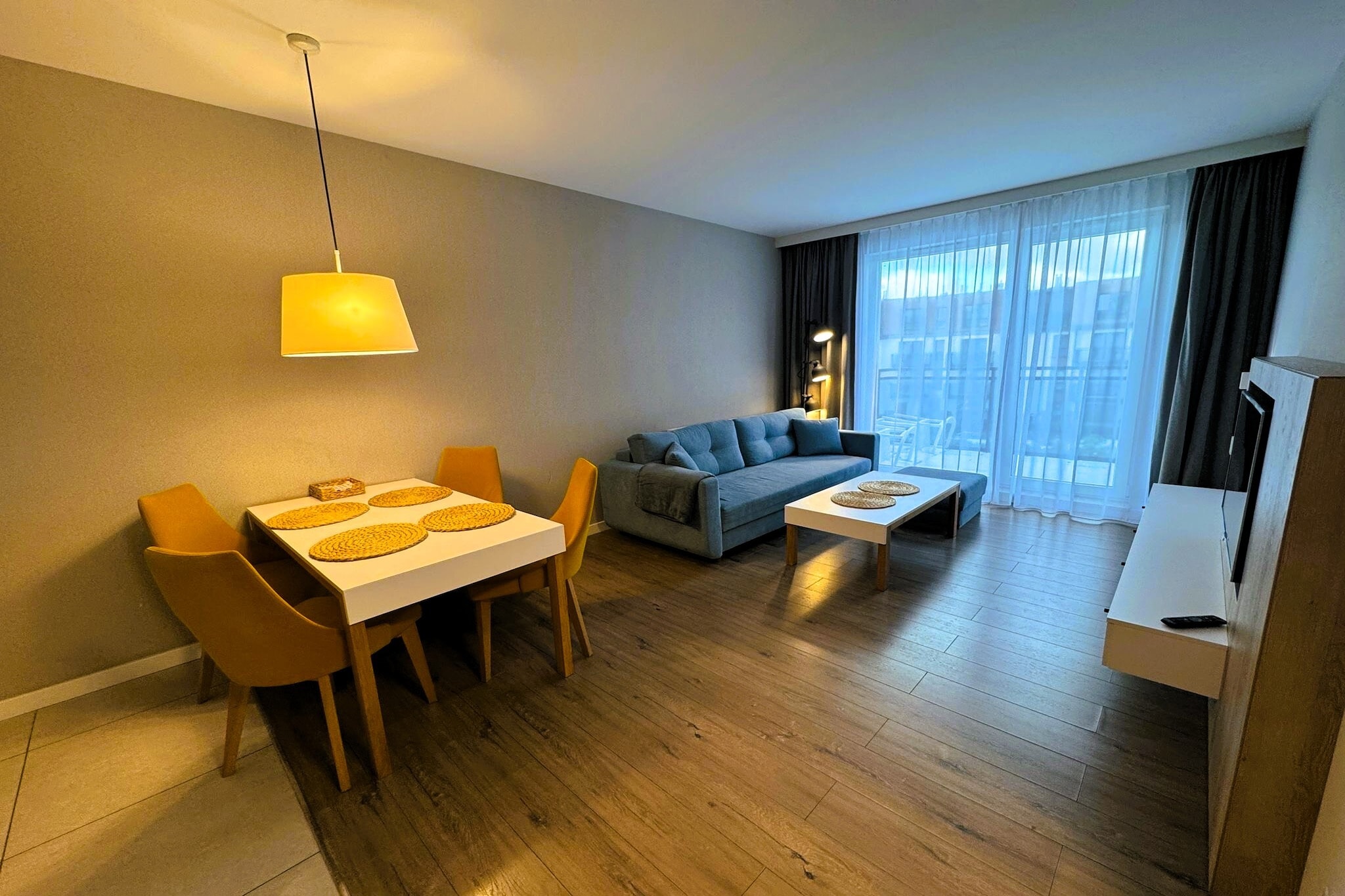 Bel Mare Apartament-Woonkamer