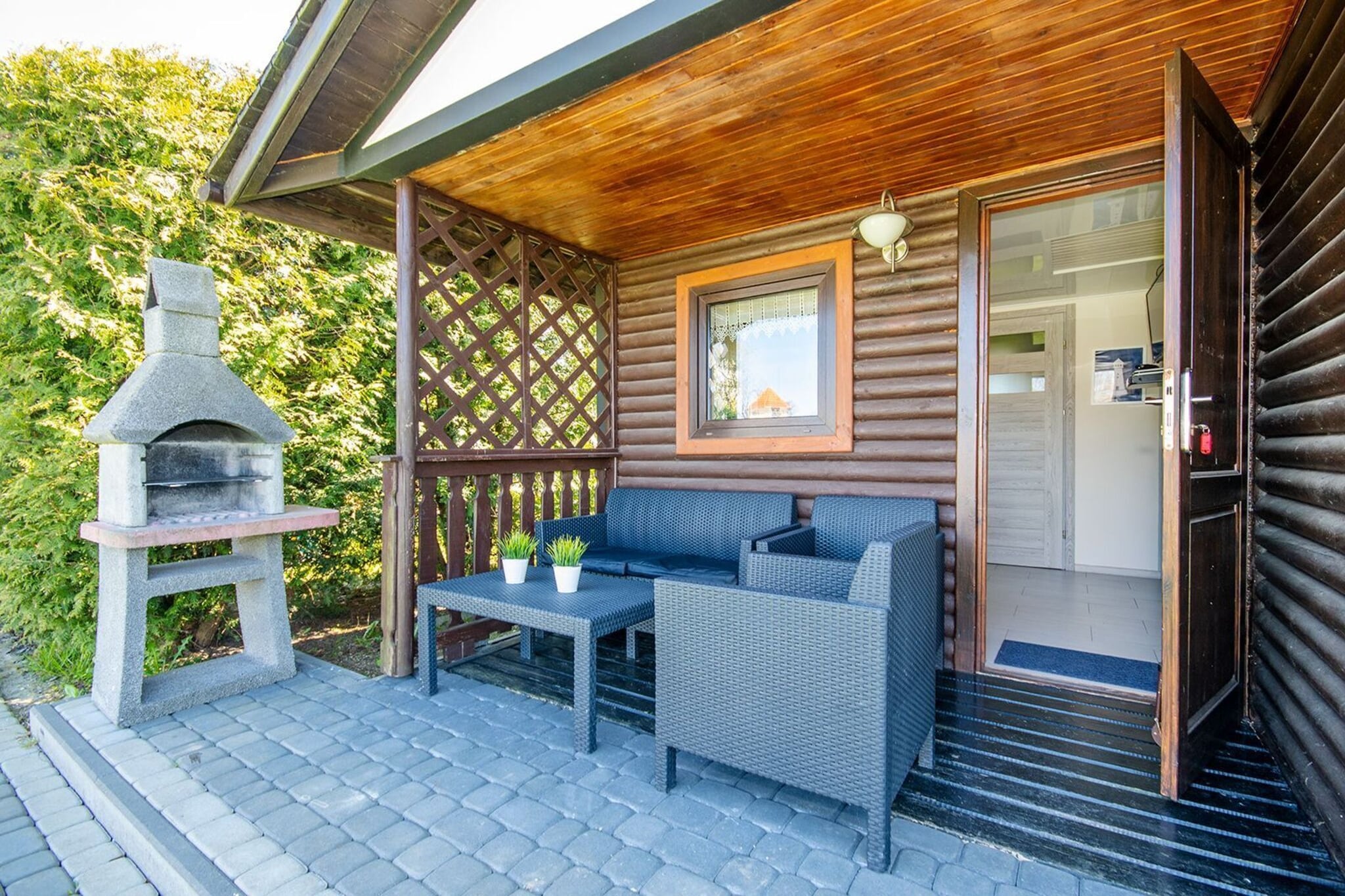 	Domki parterowe TYP A Łącko-Terrasbalkon