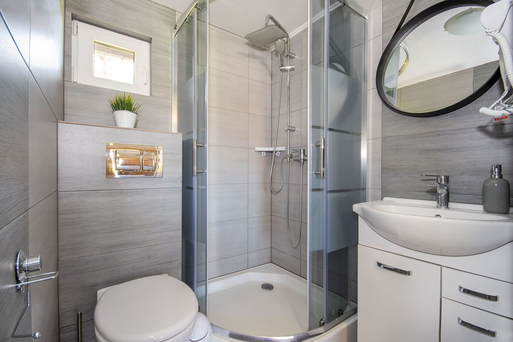 	Domki parterowe TYP A Łącko-Badkamer