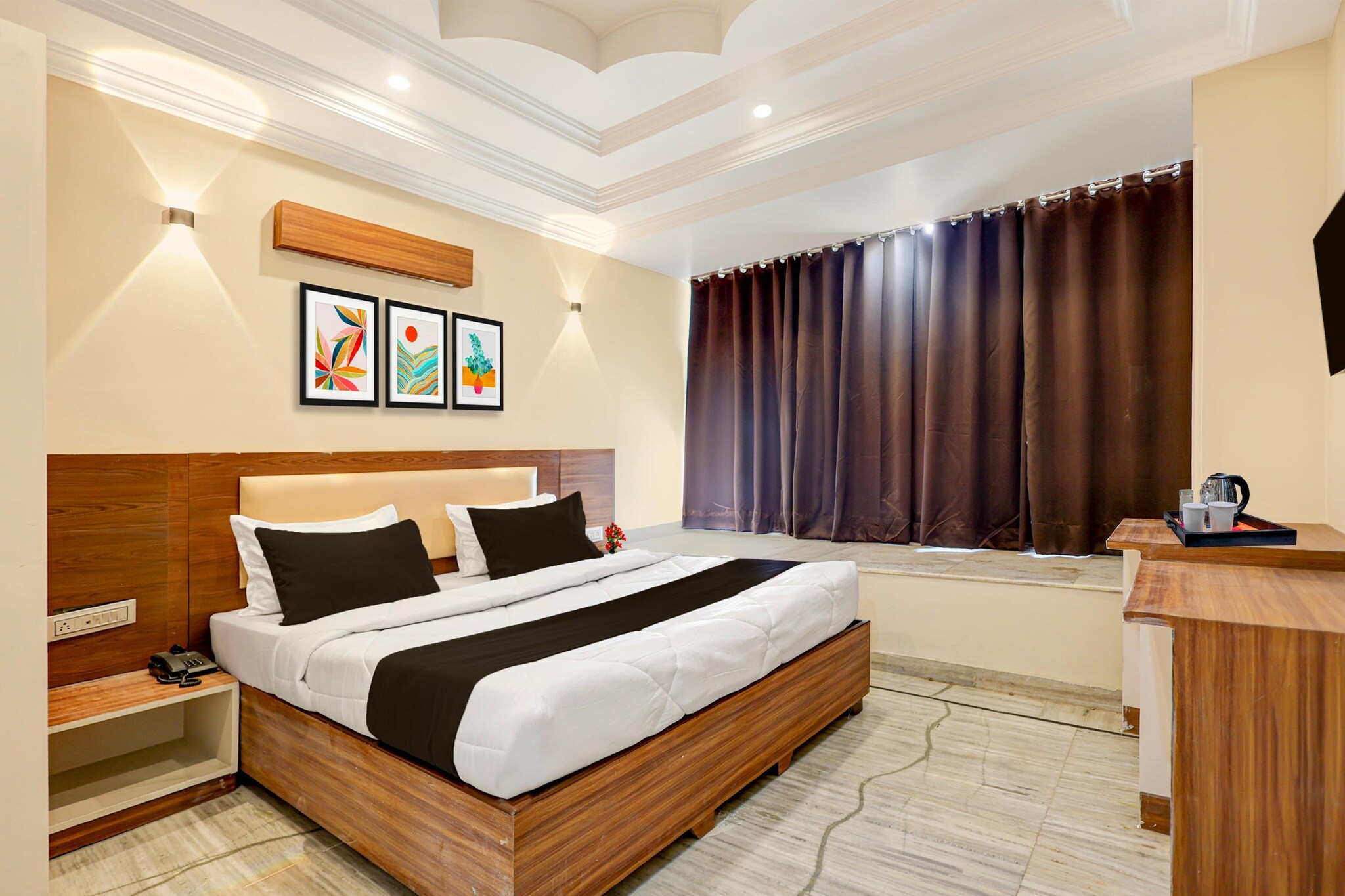 Enjoy a comfortable and hassle-free experience at our thoughtfully designed property. Each room is equipped with modern amenities, cozy bedding, and elegant decor to make you feel right at home. Located conveniently with easy access to public transport and major attractions, it's perfect for both business and leisure travelers. Cleanliness and guest comfort are our top priorities, and our team is available 24/7 to assist you throughout your stay.
Early Check-In Policy: A full day’s room rate will be charged for check-ins before 6:00 AM. Complimentary early check-in is available between 6:00 AM and 10:00 AM, subject to room availability.
Check-in is only available to guests aged 18 and above. Please provide a government-issued ID to confirm your age.
Unmarried couples are warmly welcome at this property.
Guests with local ID proof are warmly welcome.
Complimentary early check-in – Subject to availability.