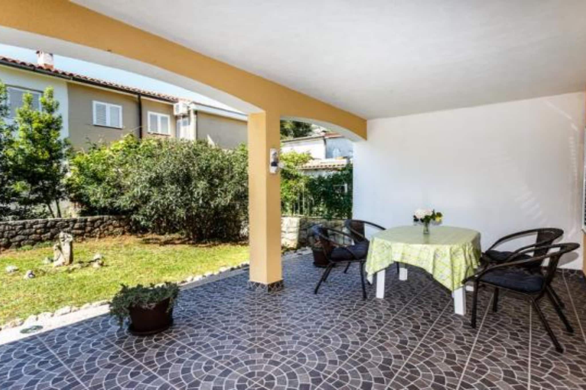 Family Apartmani Sara Malinska - Two bedroom apartment (Intimo)  53050 - Terrace balcony