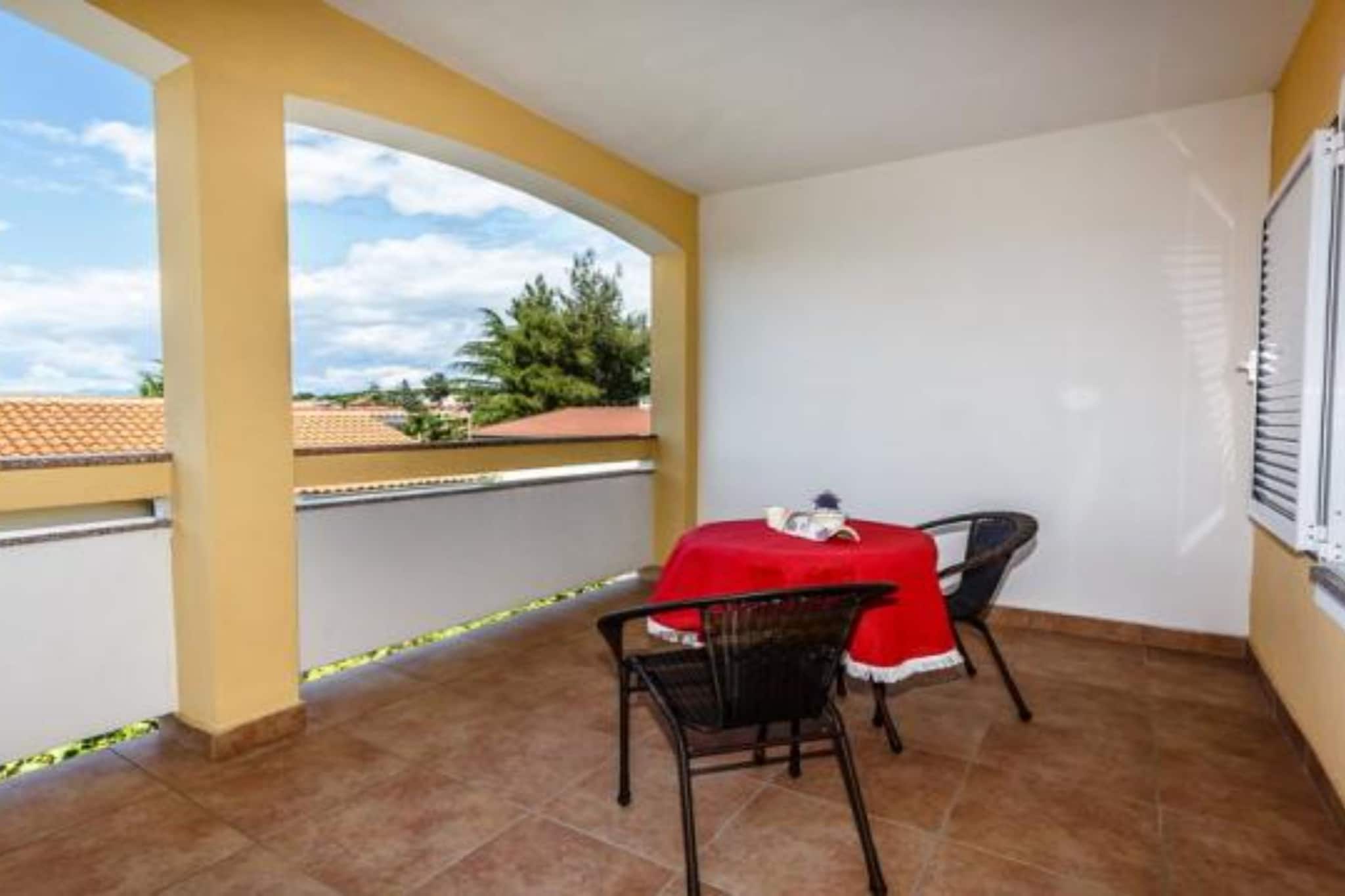 Family Apartmani Sara Malinska -  Double Room S2   53049 - Terrasbalkon