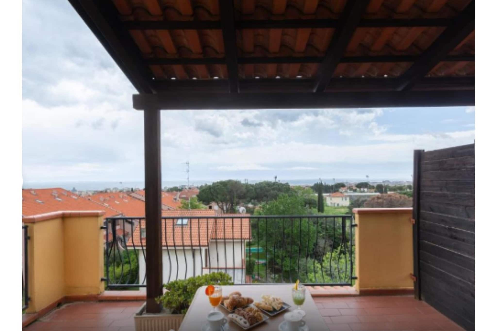 Residence Loano - TWO-ROOM APARTMENT 4 PAX BALCONY B4B-Terrace balcony