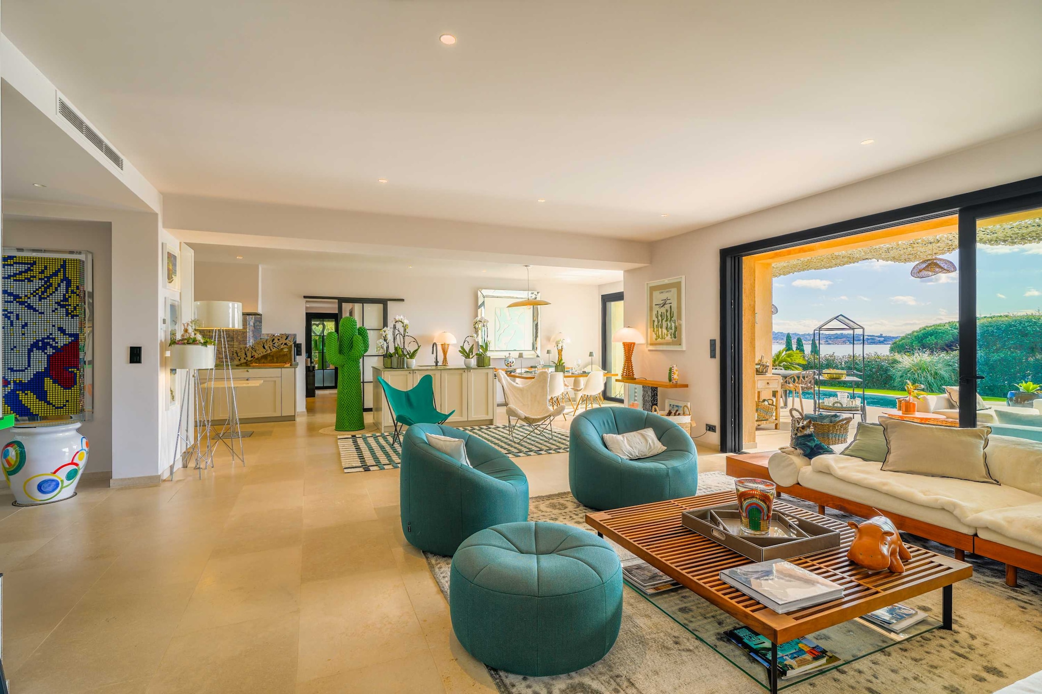 Exceptional Villa a/c 4BR/8P with Pool & Sea View